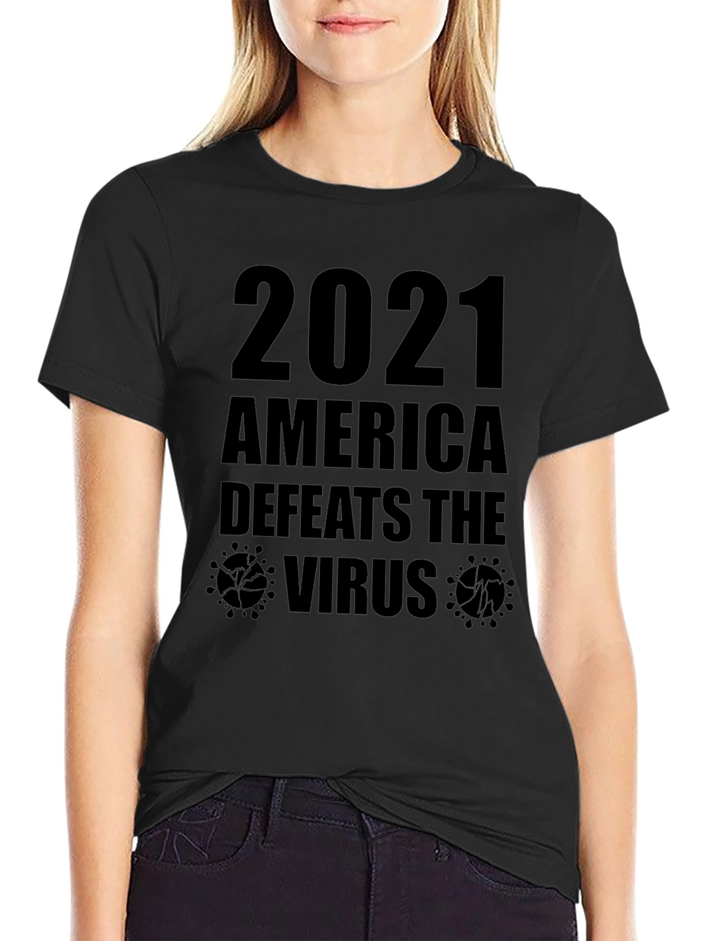 America Defeats the Virus T-Shirt