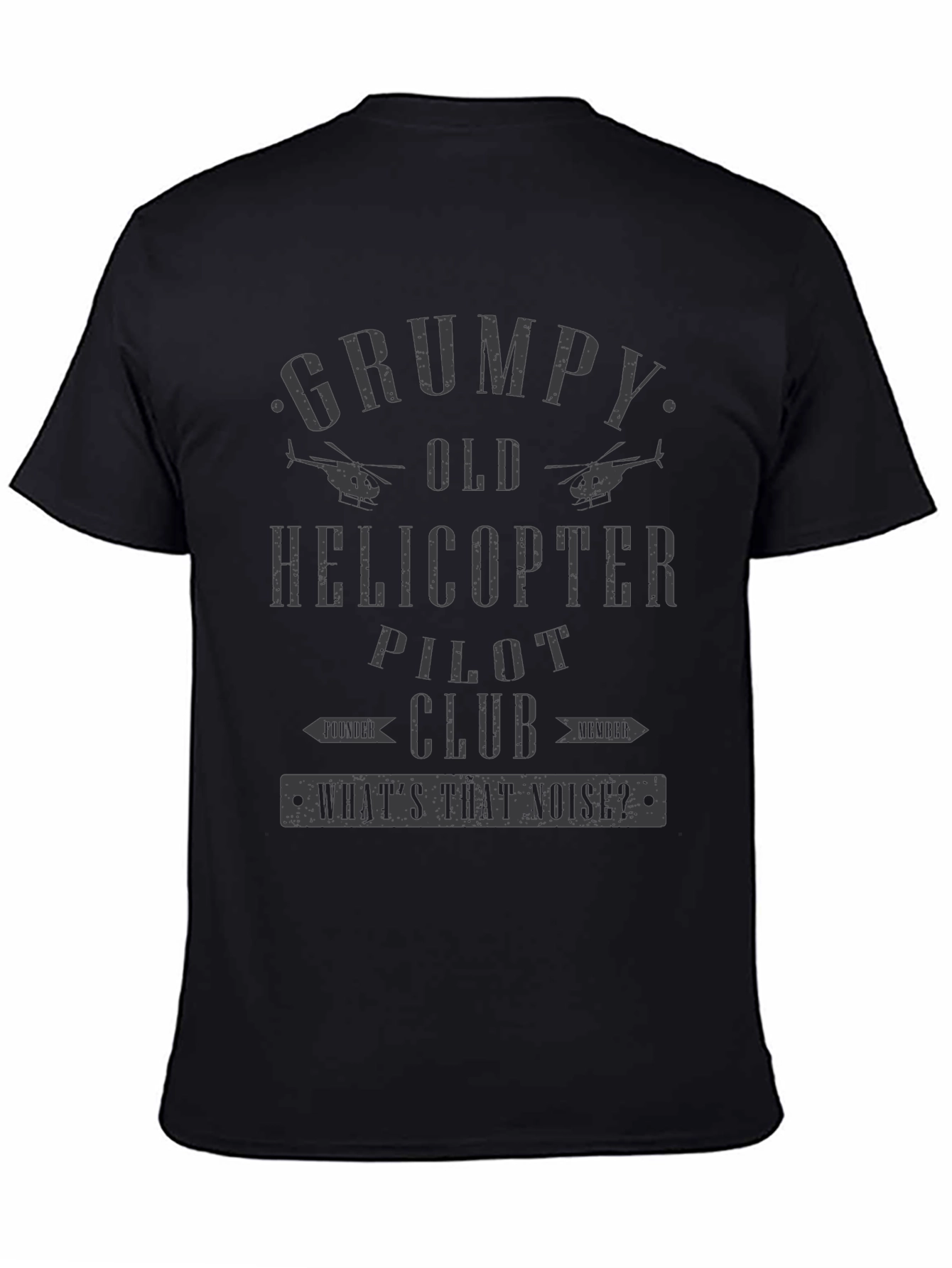 Grumpy Old Helicopter Pilot Club T-Shirt
