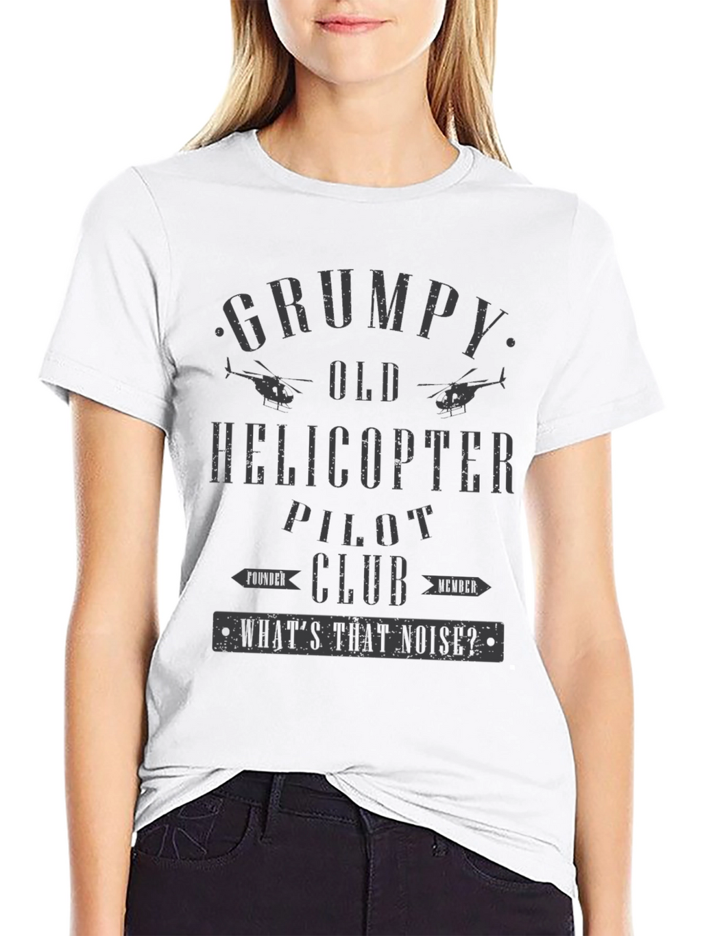 Grumpy Old Helicopter Pilot Club T-Shirt