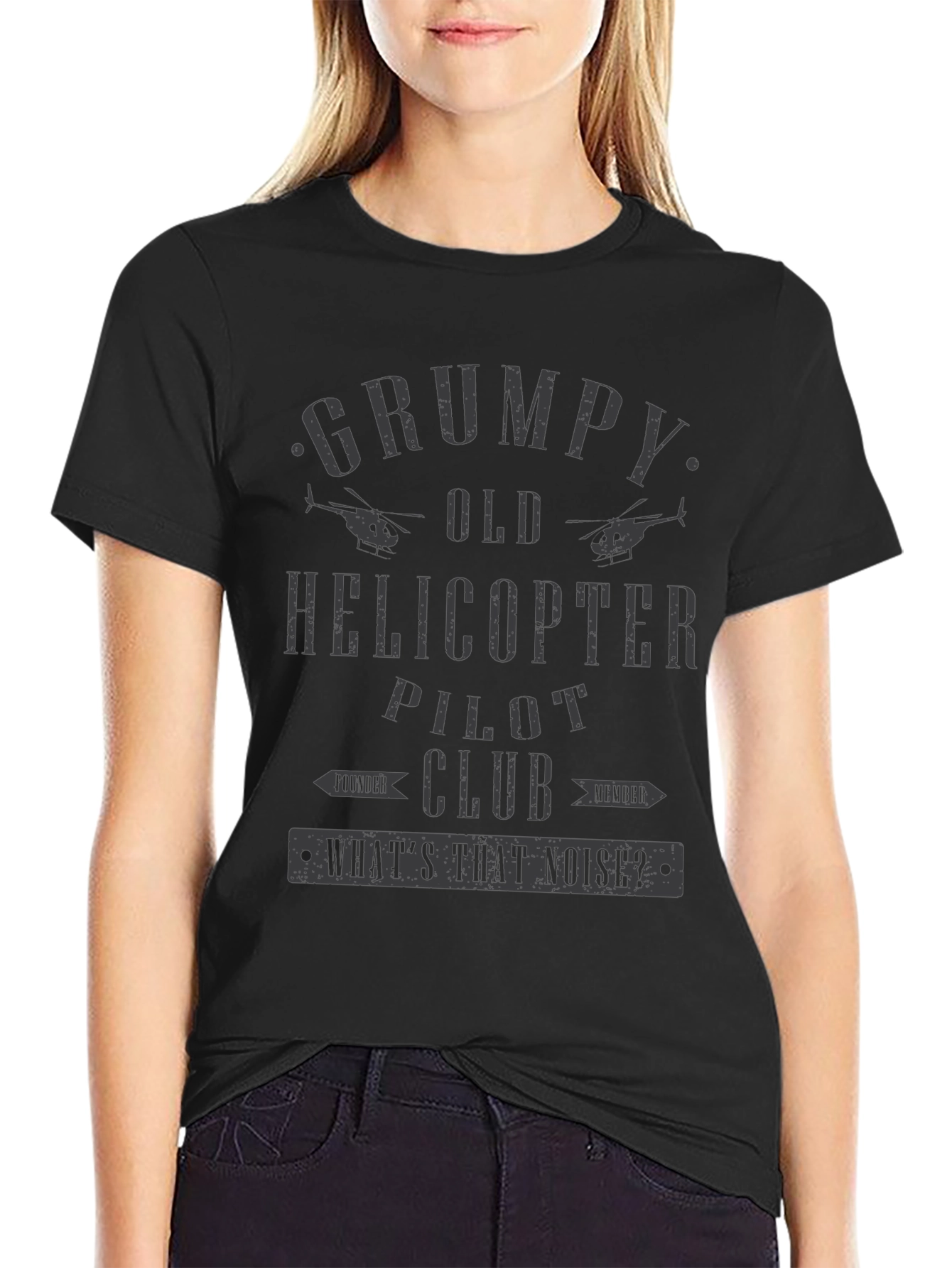 Grumpy Old Helicopter Pilot Club T-Shirt