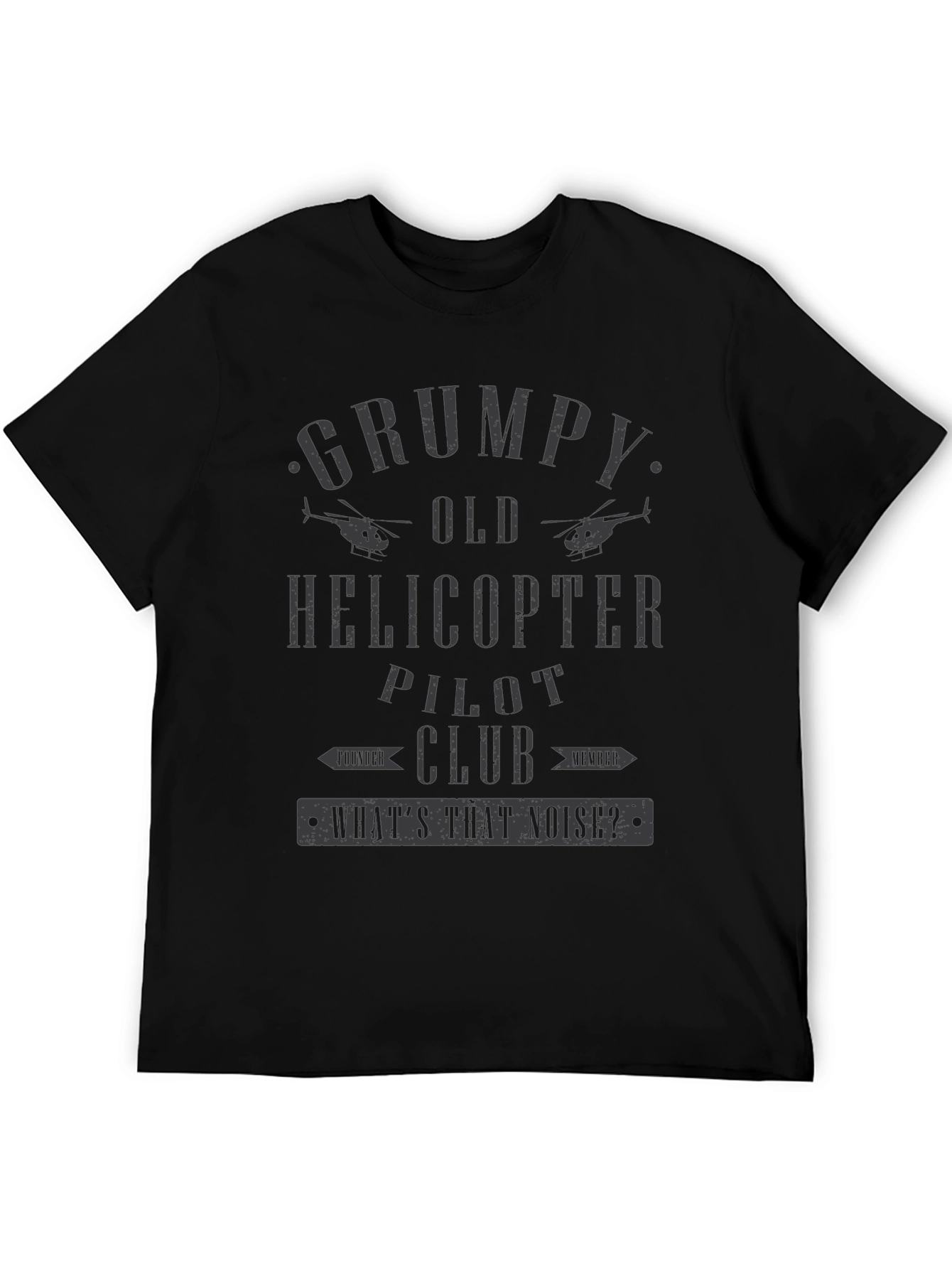 Grumpy Old Helicopter Pilot Club T-Shirt