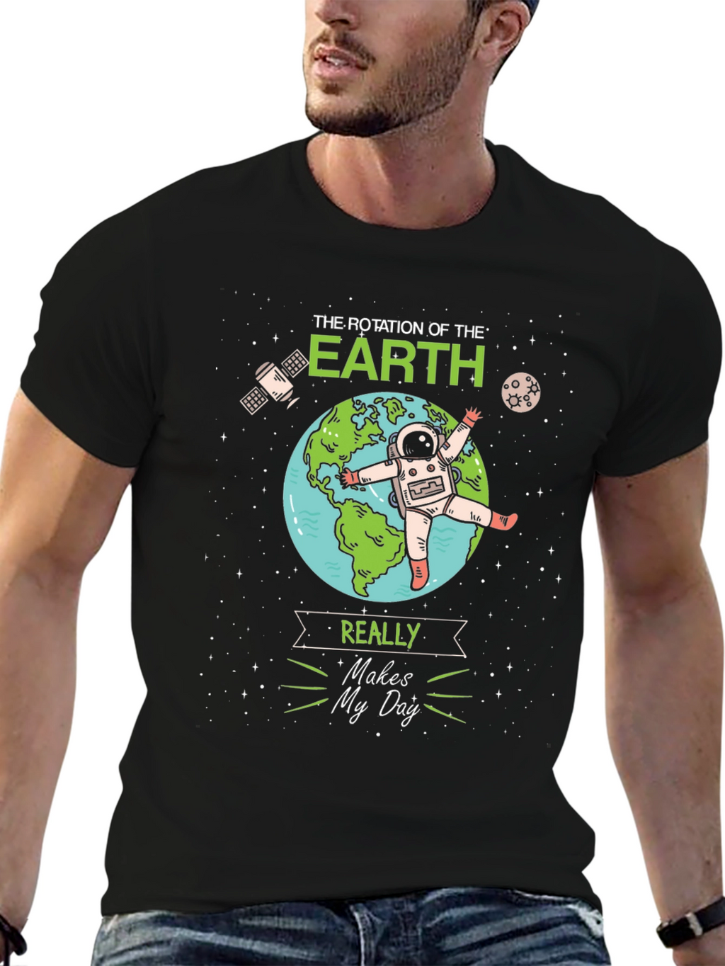Rotation of Earth T-Shirt - Astronaut in Space
