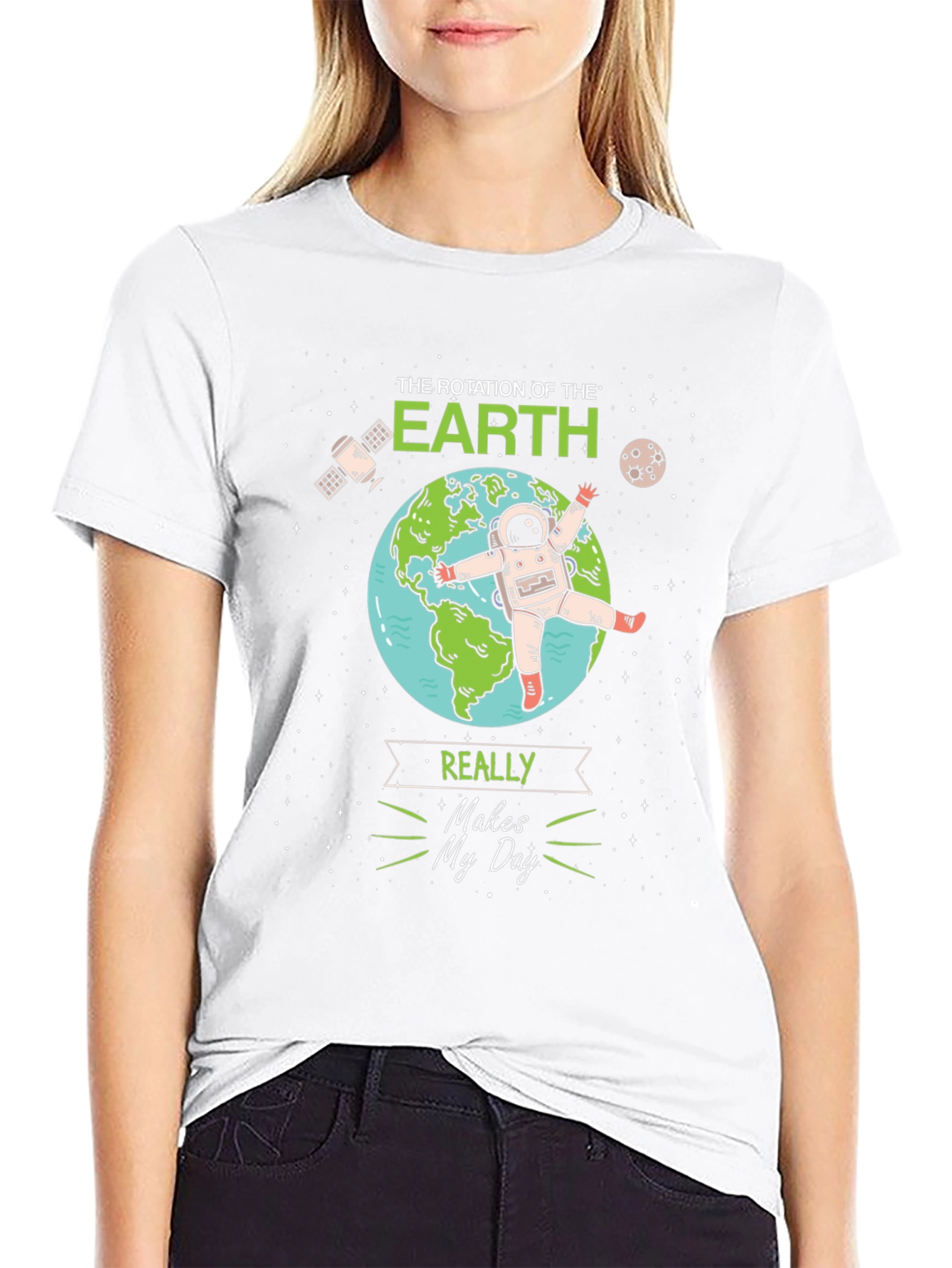 Rotation of Earth T-Shirt - Astronaut in Space