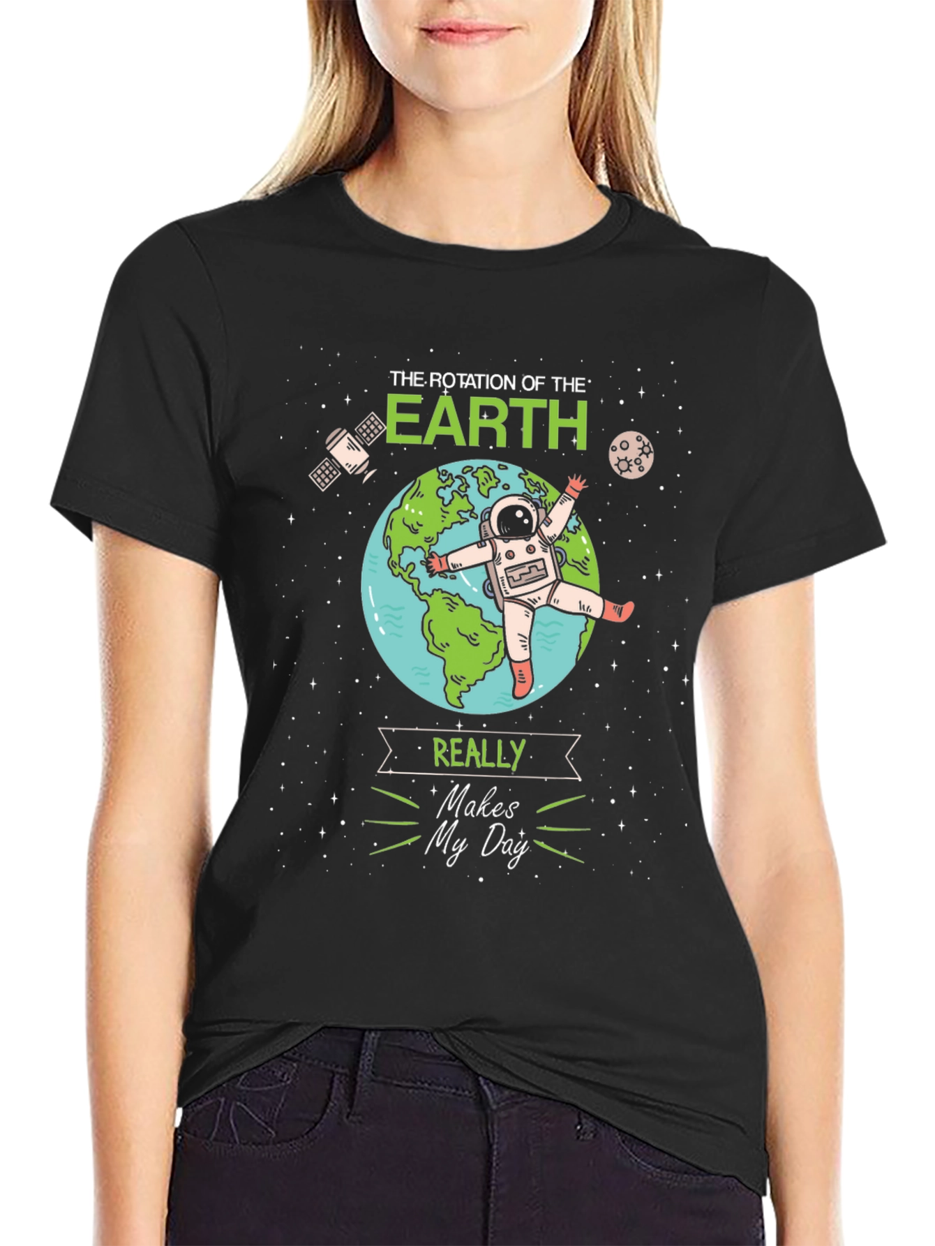 Rotation of Earth T-Shirt - Astronaut in Space