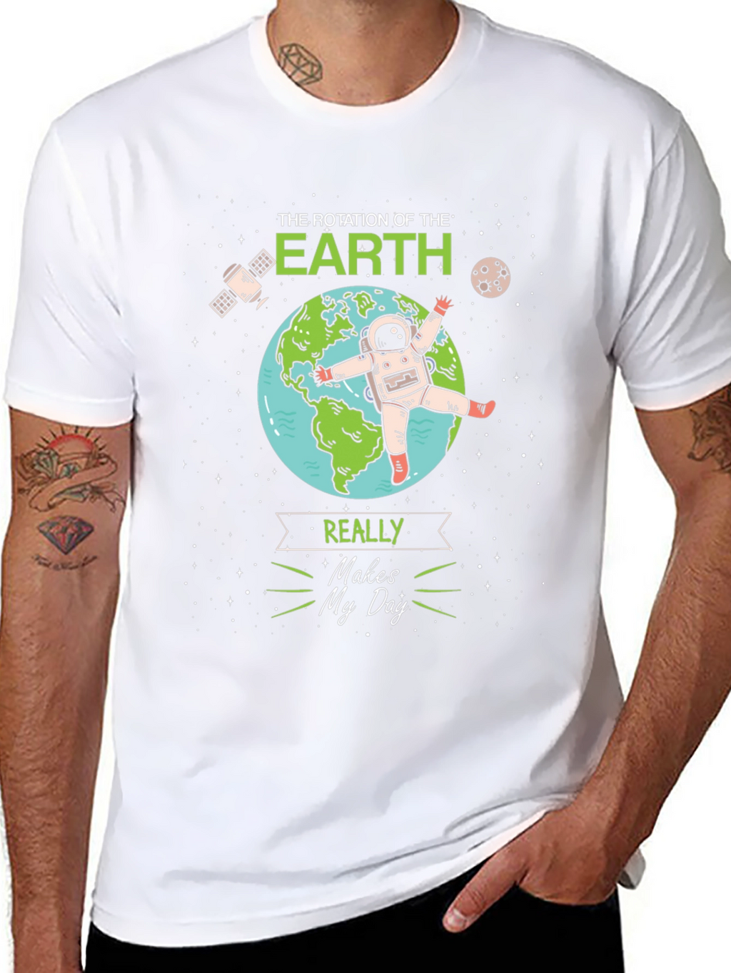 Rotation of Earth T-Shirt - Astronaut in Space