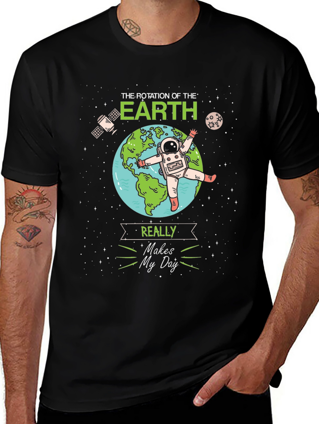 Rotation of Earth T-Shirt - Astronaut in Space