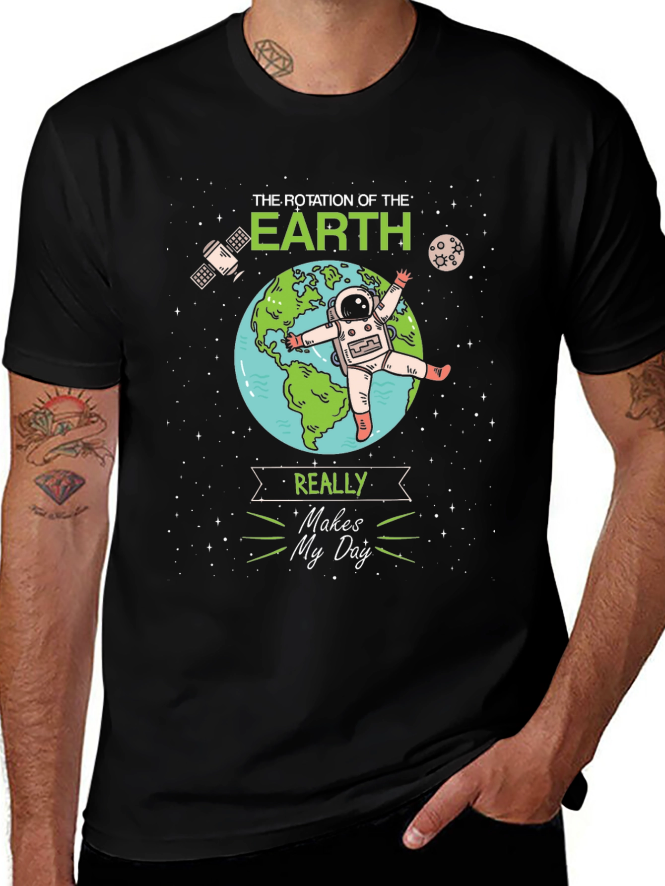 Rotation of Earth T-Shirt - Astronaut in Space