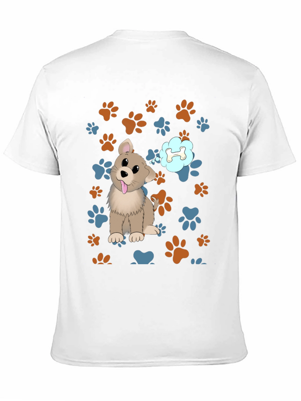 Cute Puppy Dog T-Shirt - Bone Dream