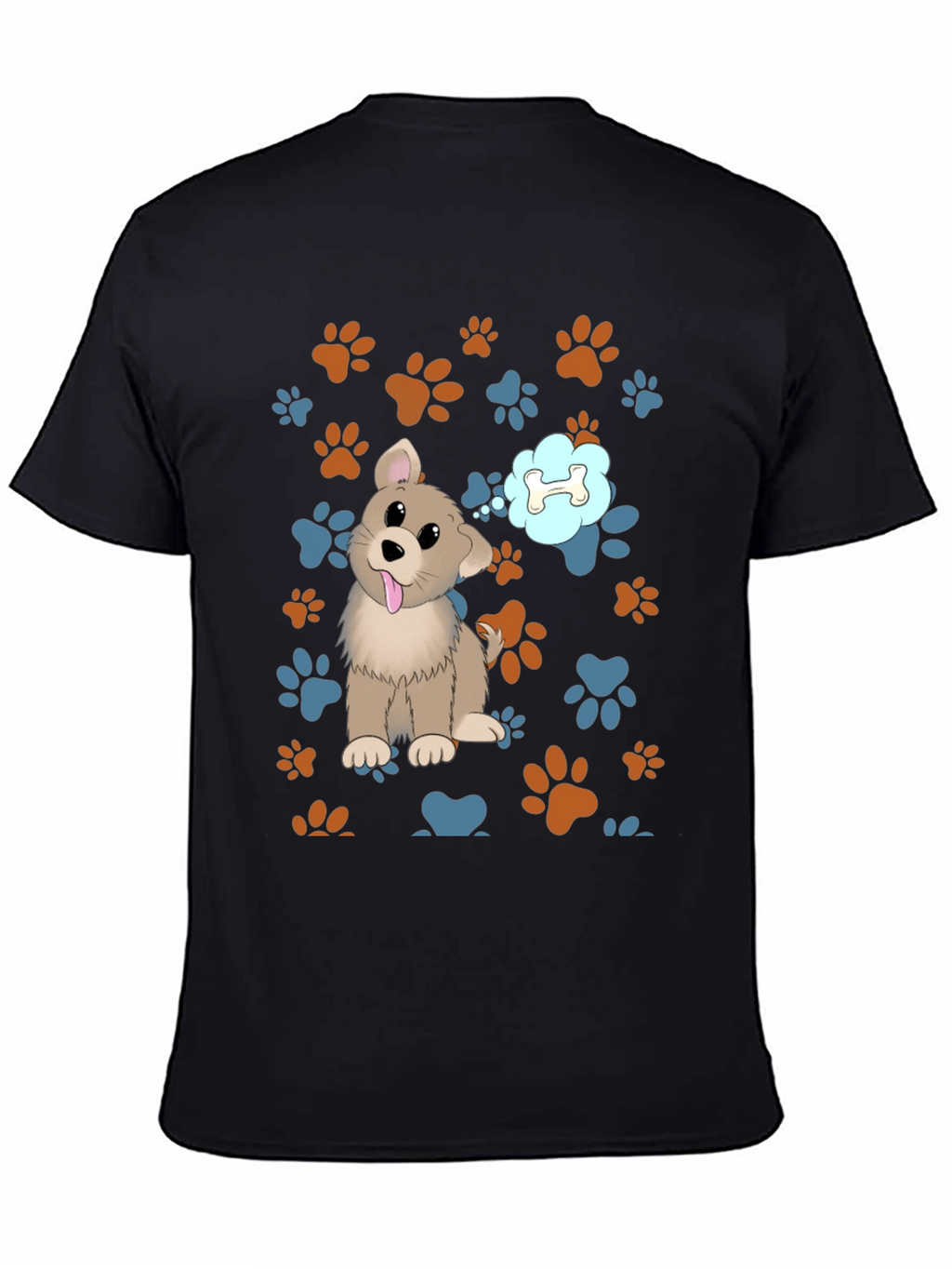 Cute Puppy Dog T-Shirt - Bone Dream