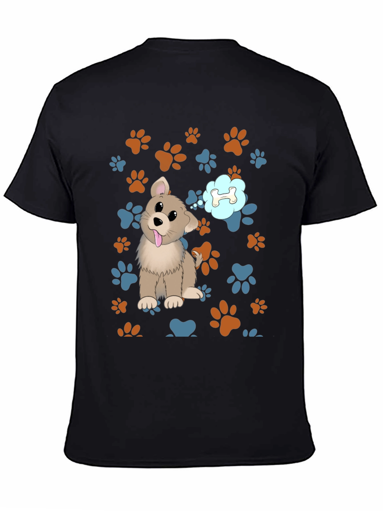 Cute Puppy Dog T-Shirt - Bone Dream