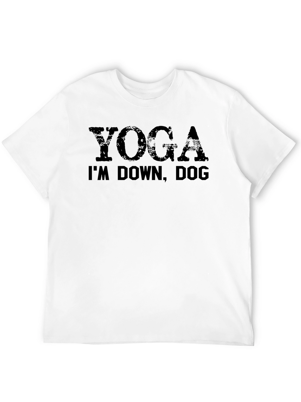 “Yoga I’m Down Dog” T-Shirt – Funny Yoga Graphic Tee