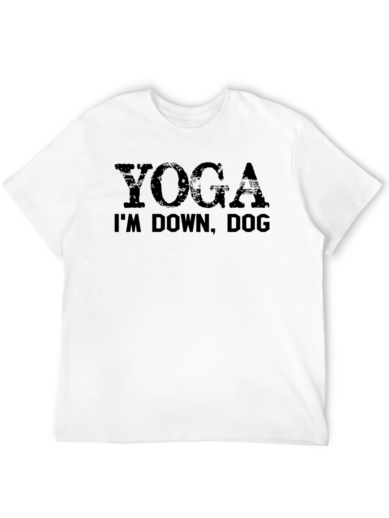 “Yoga I’m Down Dog” T-Shirt – Funny Yoga Graphic Tee