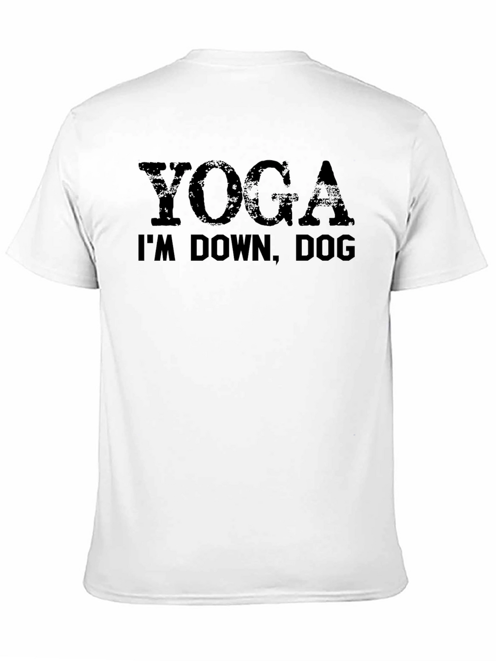 “Yoga I’m Down Dog” T-Shirt – Funny Yoga Graphic Tee
