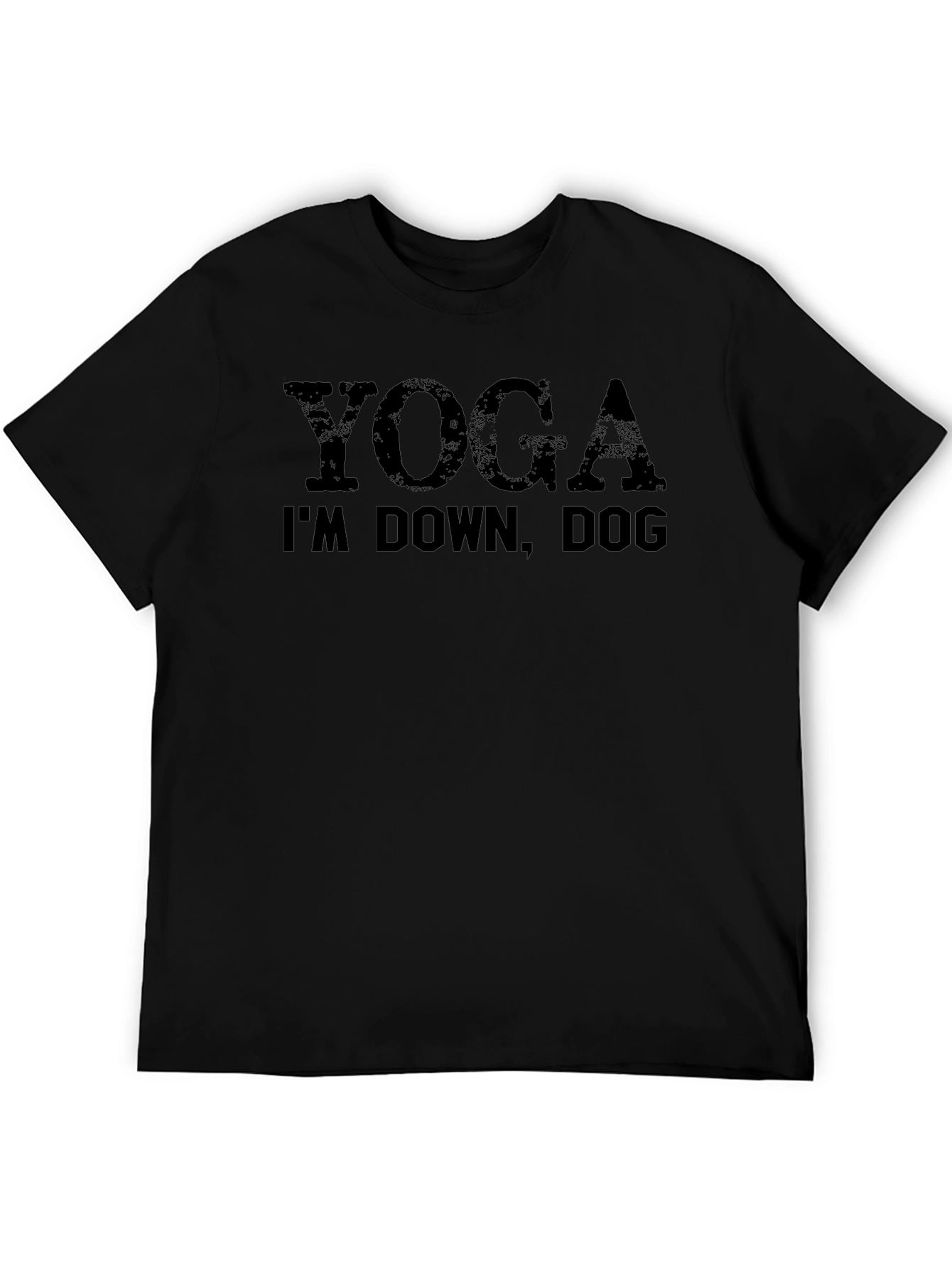 “Yoga I’m Down Dog” T-Shirt – Funny Yoga Graphic Tee