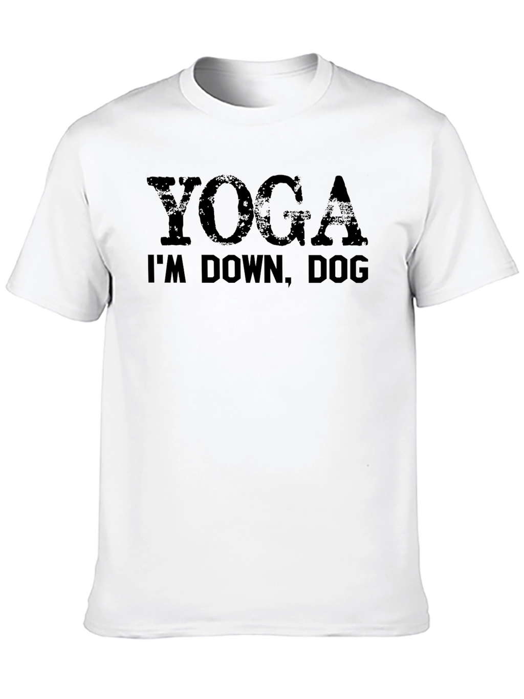 “Yoga I’m Down Dog” T-Shirt – Funny Yoga Graphic Tee