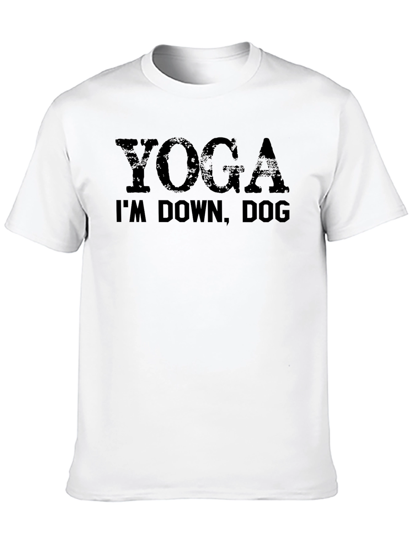 “Yoga I’m Down Dog” T-Shirt – Funny Yoga Graphic Tee