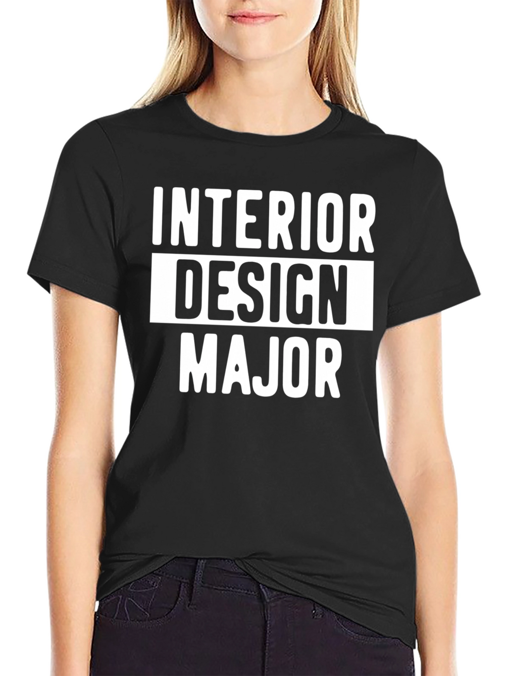 Interior Design Major T-Shirt Black