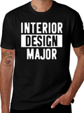 Interior Design Major T-Shirt Black