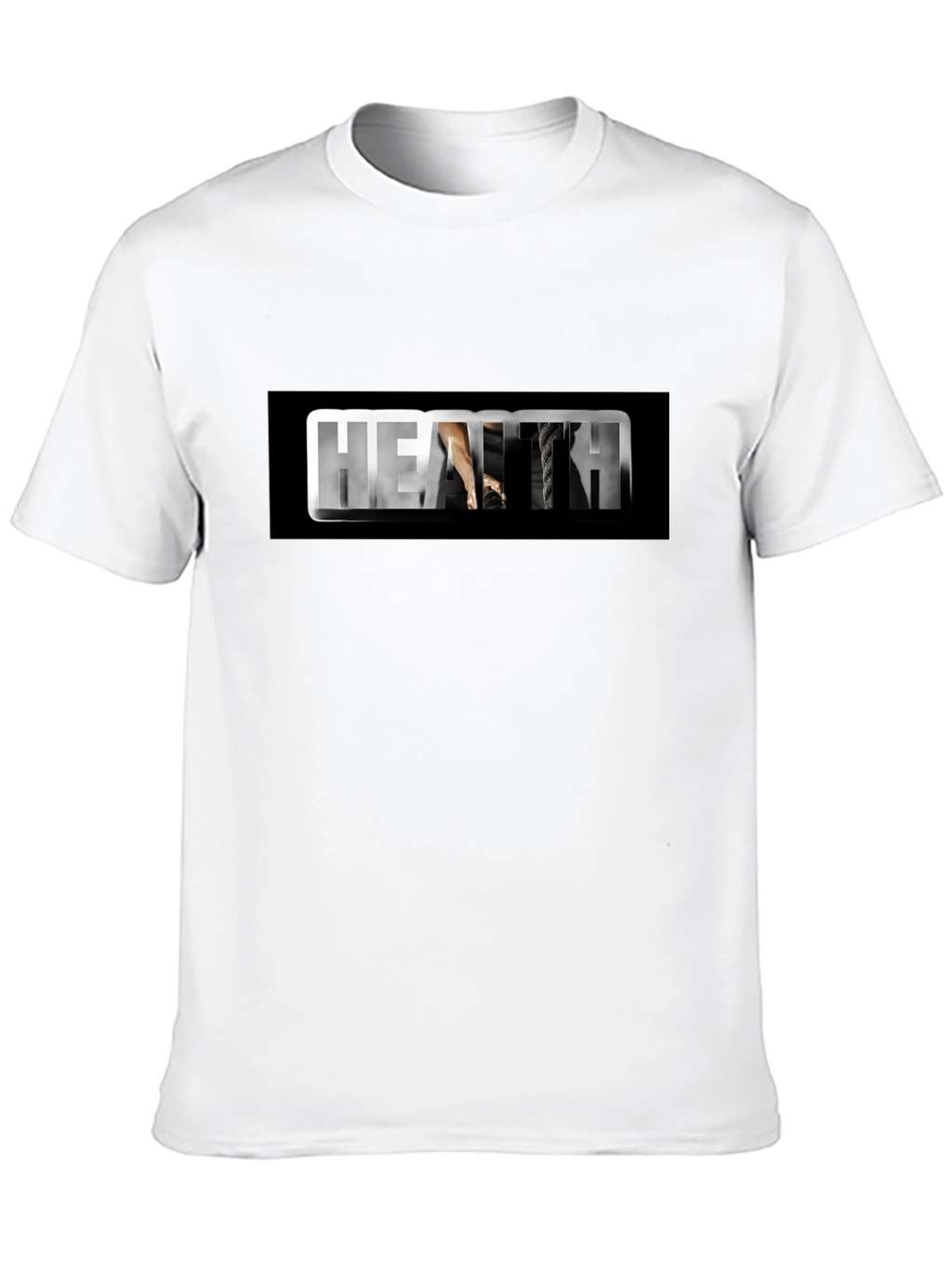 Health Black Graphic Tee