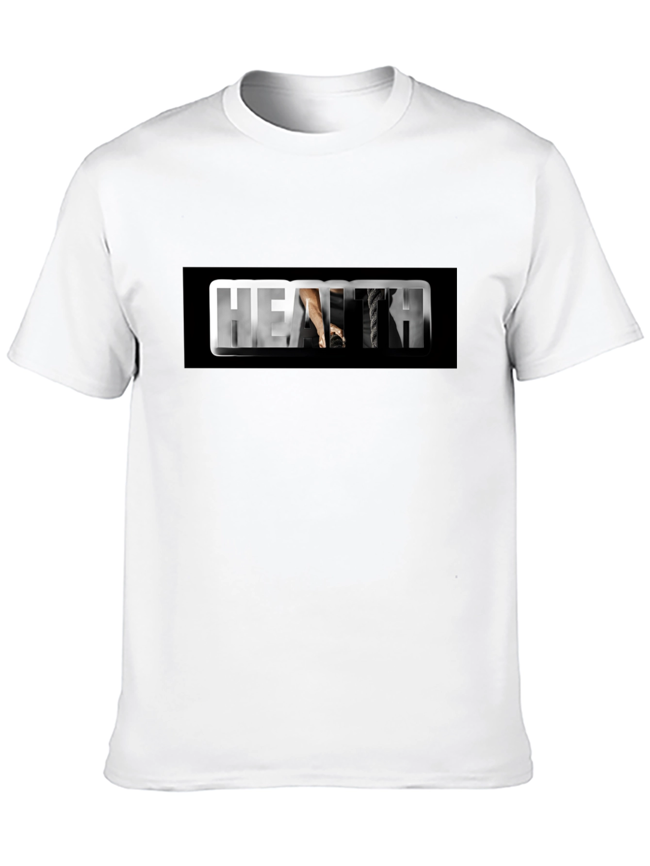 Health Black Graphic Tee