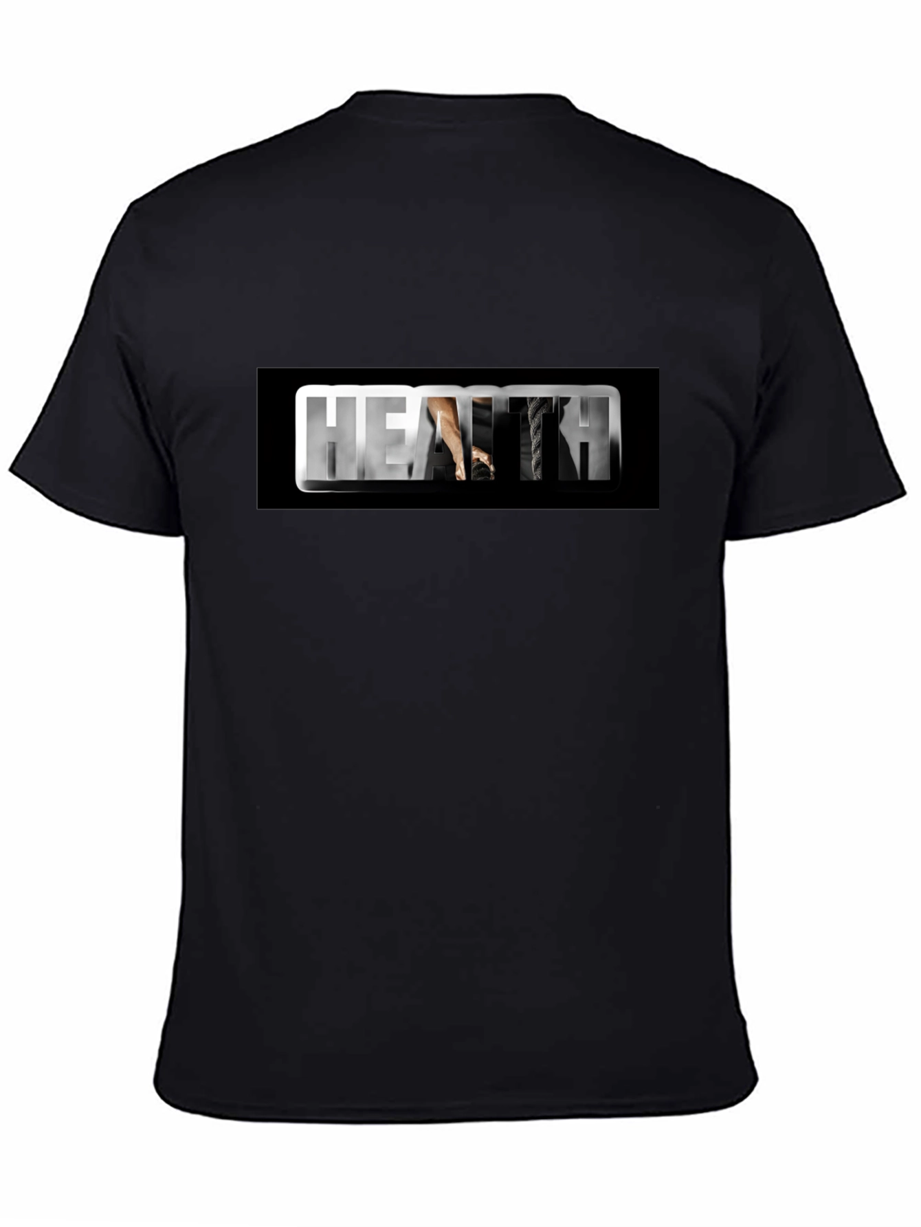 Health Black Graphic Tee