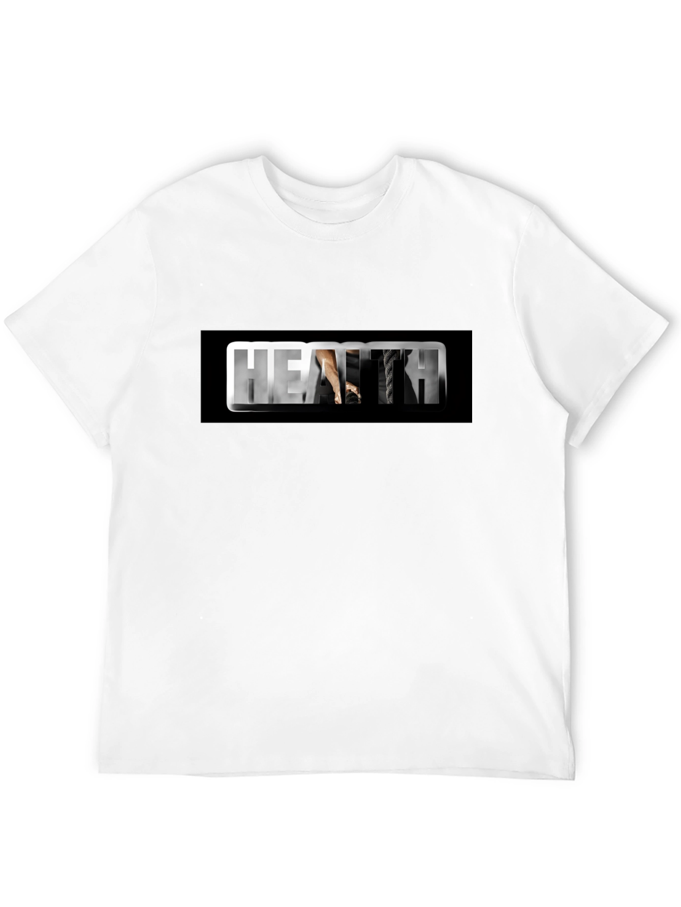 Health Black Graphic Tee