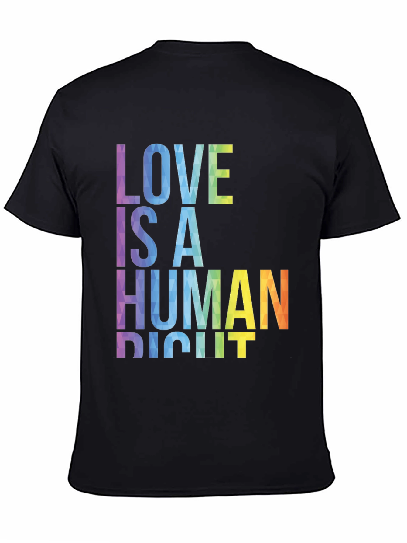 Love is a Human Right LGBTQ+ Rainbow T-Shirt