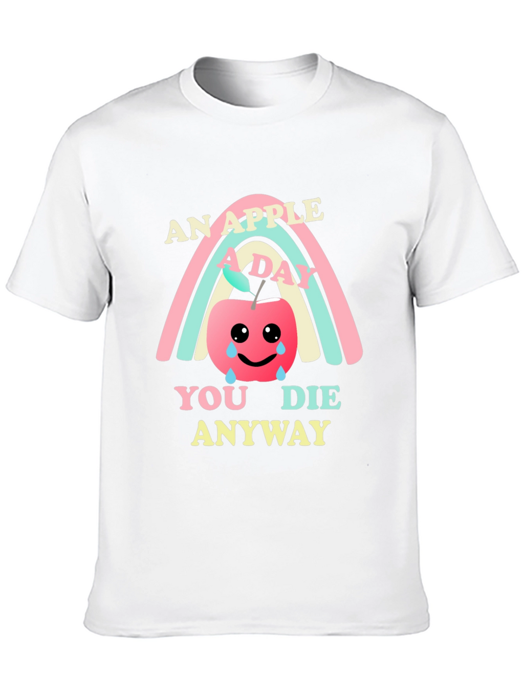 An Apple A Day Funny Graphic Tee