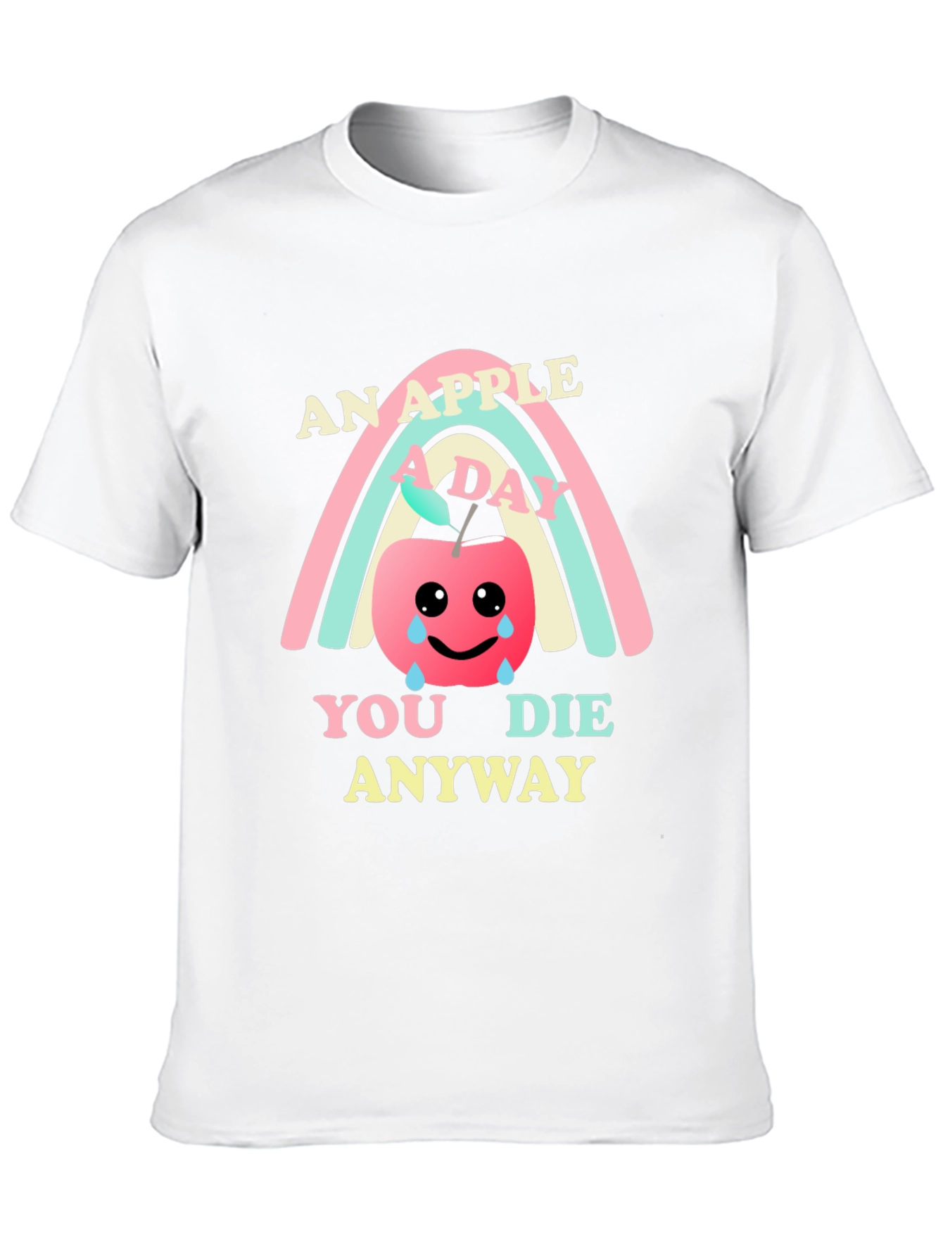 An Apple A Day Funny Graphic Tee