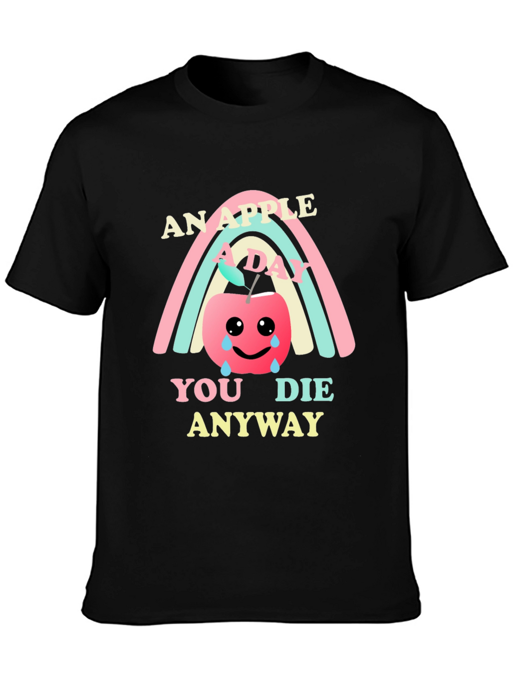 An Apple A Day Funny Graphic Tee