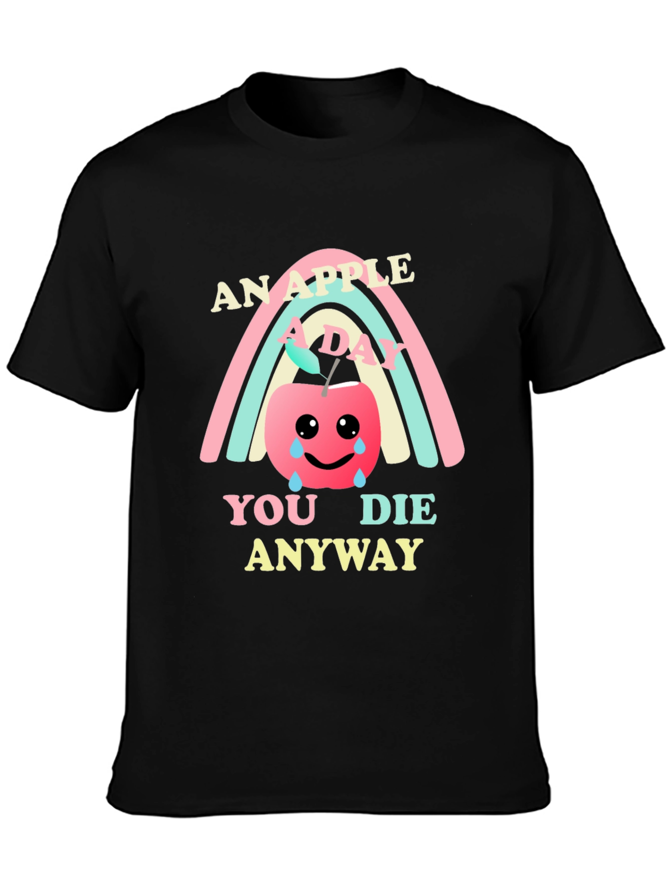 An Apple A Day Funny Graphic Tee