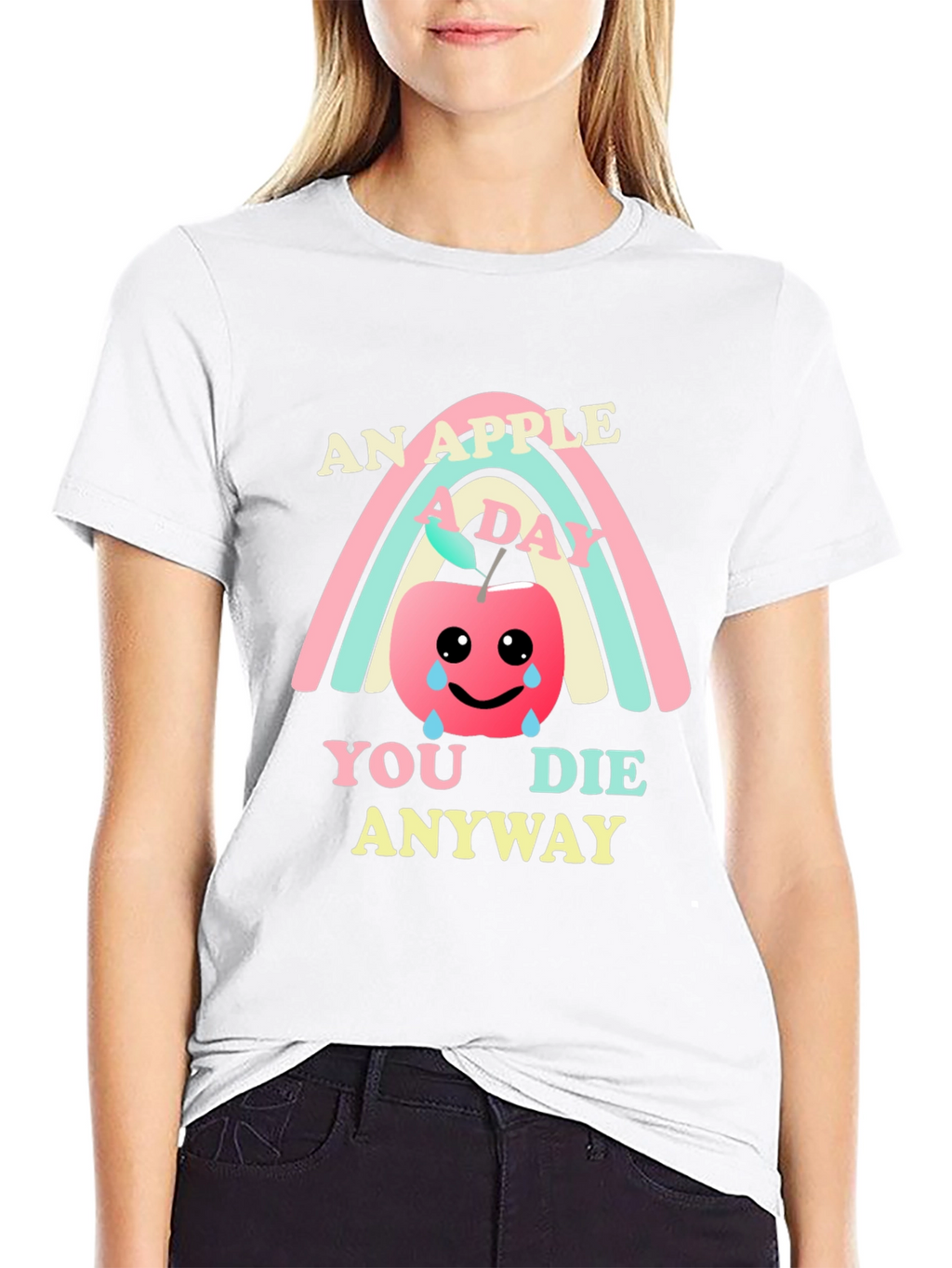 An Apple A Day Funny Graphic Tee
