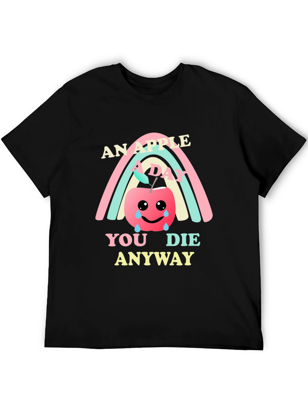 An Apple A Day Funny Graphic Tee