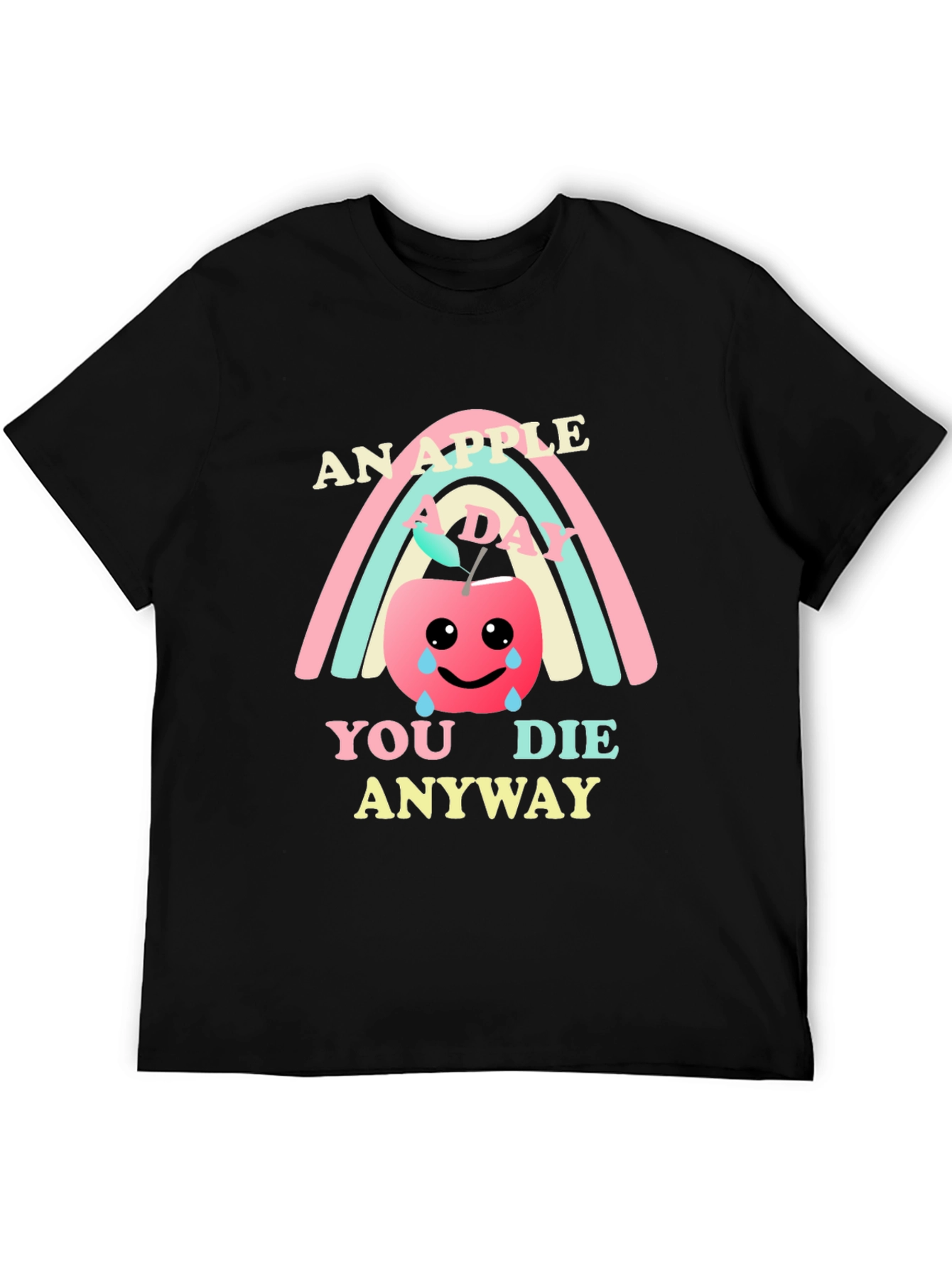 An Apple A Day Funny Graphic Tee