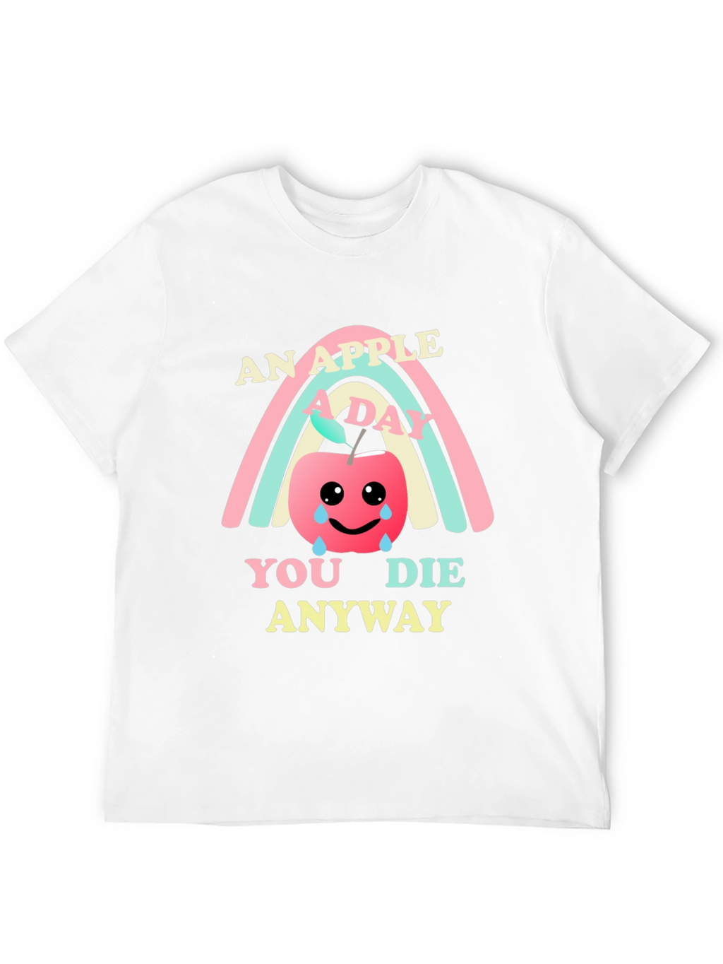 An Apple A Day Funny Graphic Tee