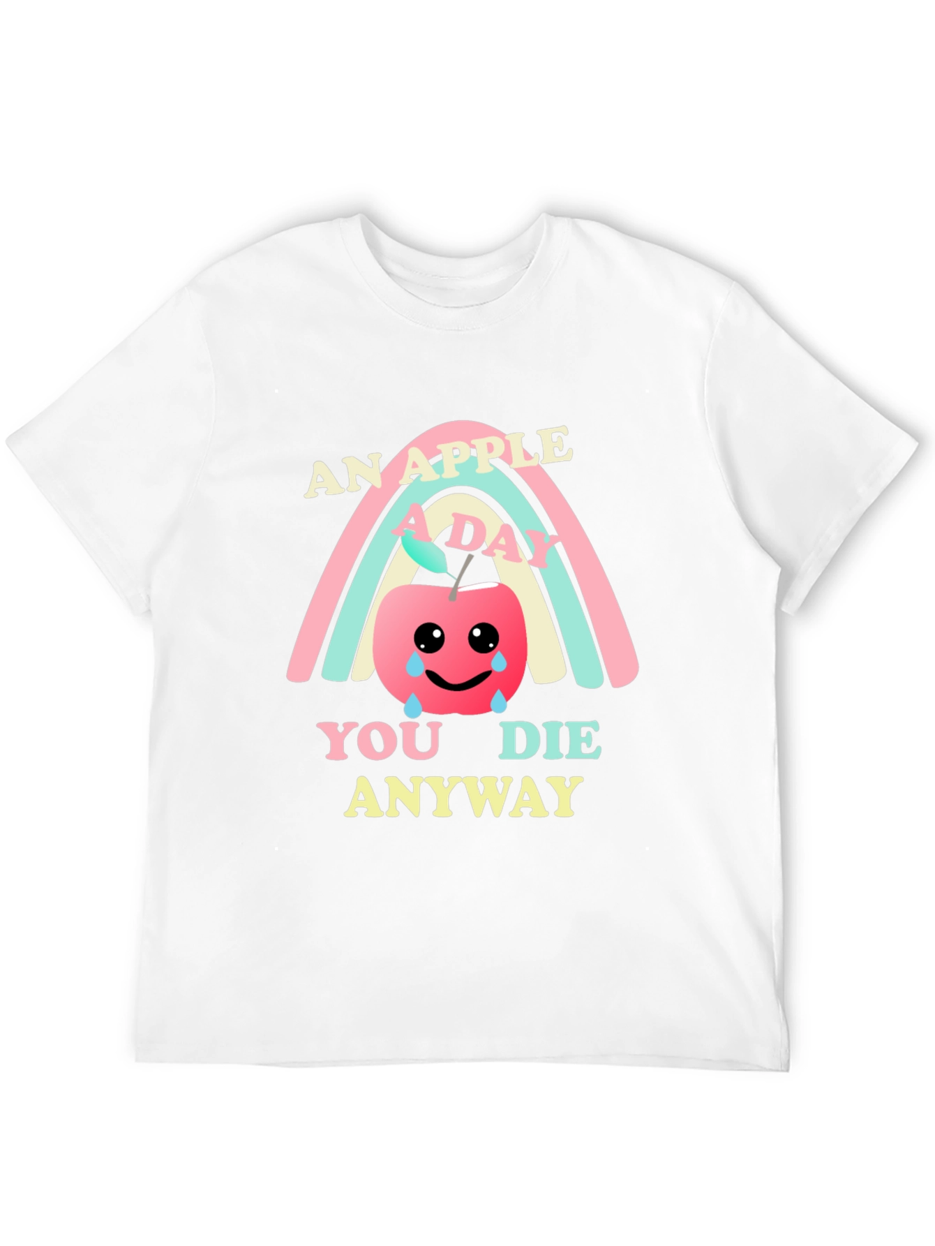 An Apple A Day Funny Graphic Tee