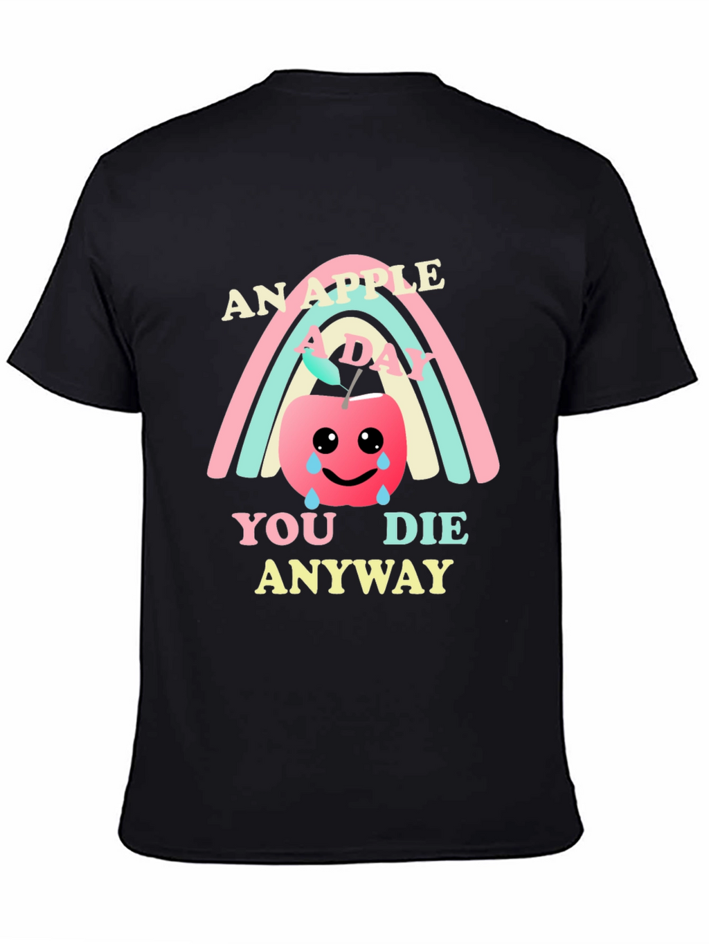 An Apple A Day Funny Graphic Tee