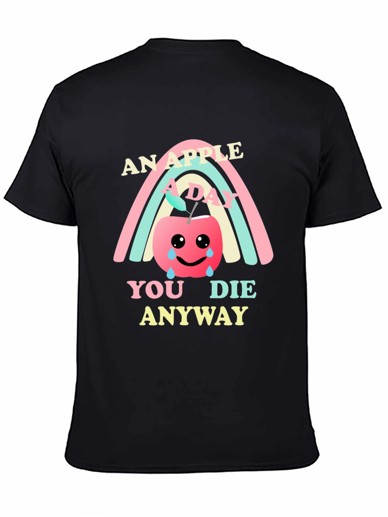 An Apple A Day Funny Graphic Tee