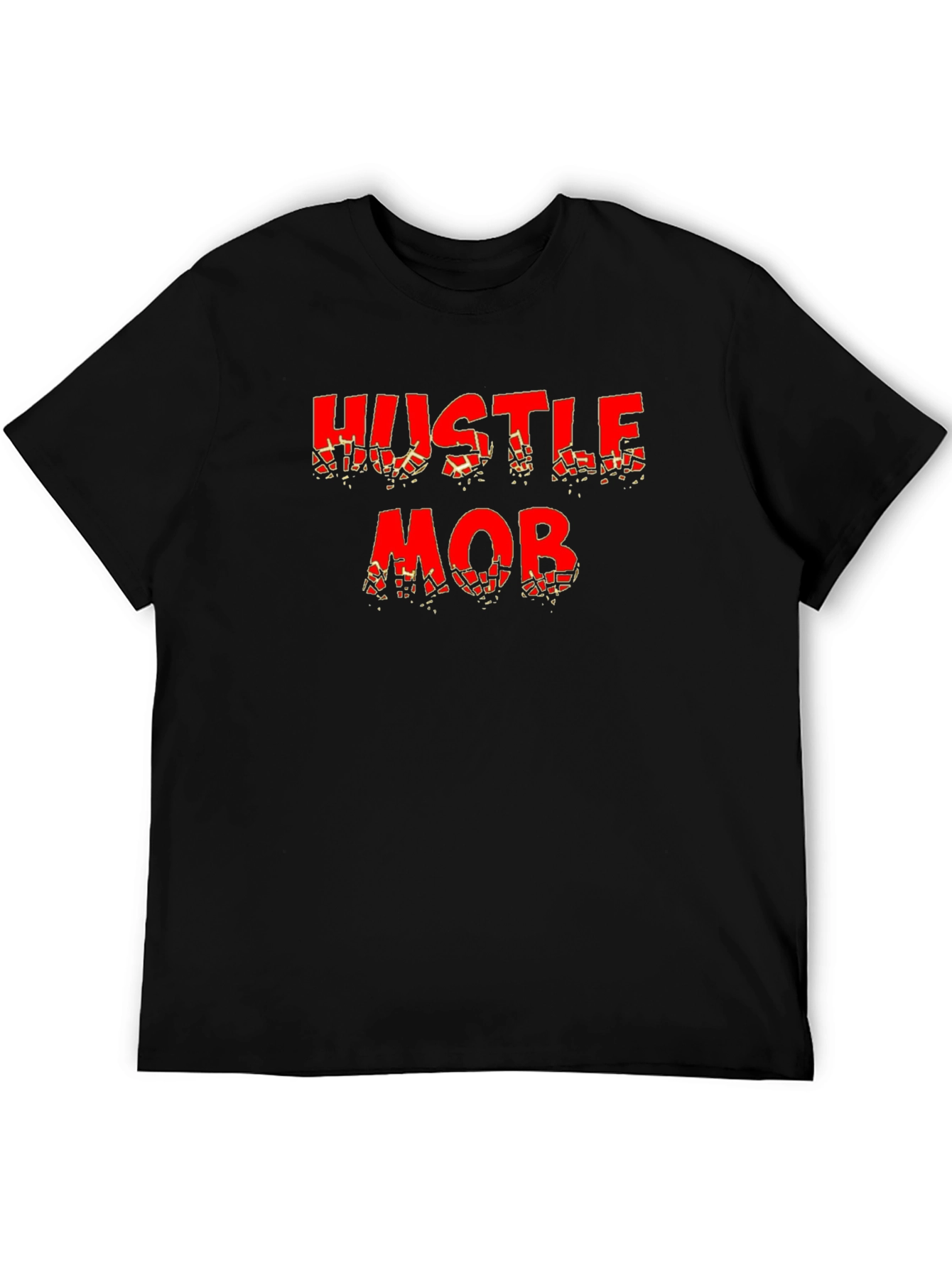 Hustle Mob T-Shirt - Black Graphic Tee