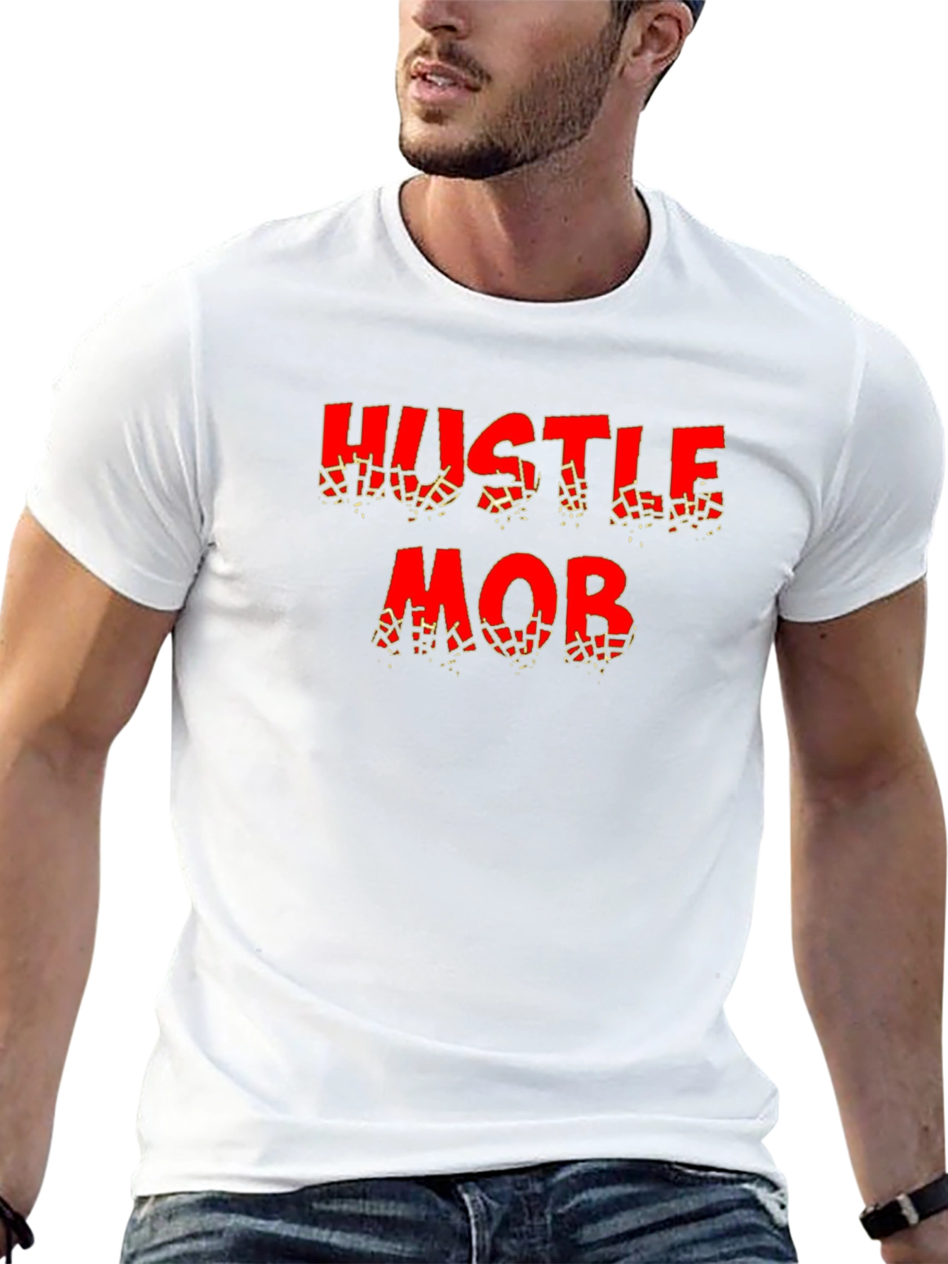 Hustle Mob T-Shirt - Black Graphic Tee