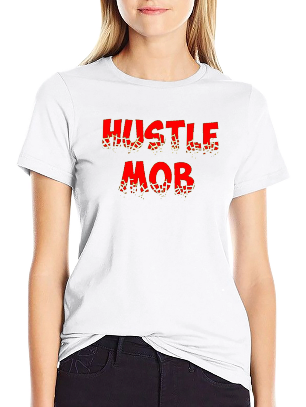 Hustle Mob T-Shirt - Black Graphic Tee