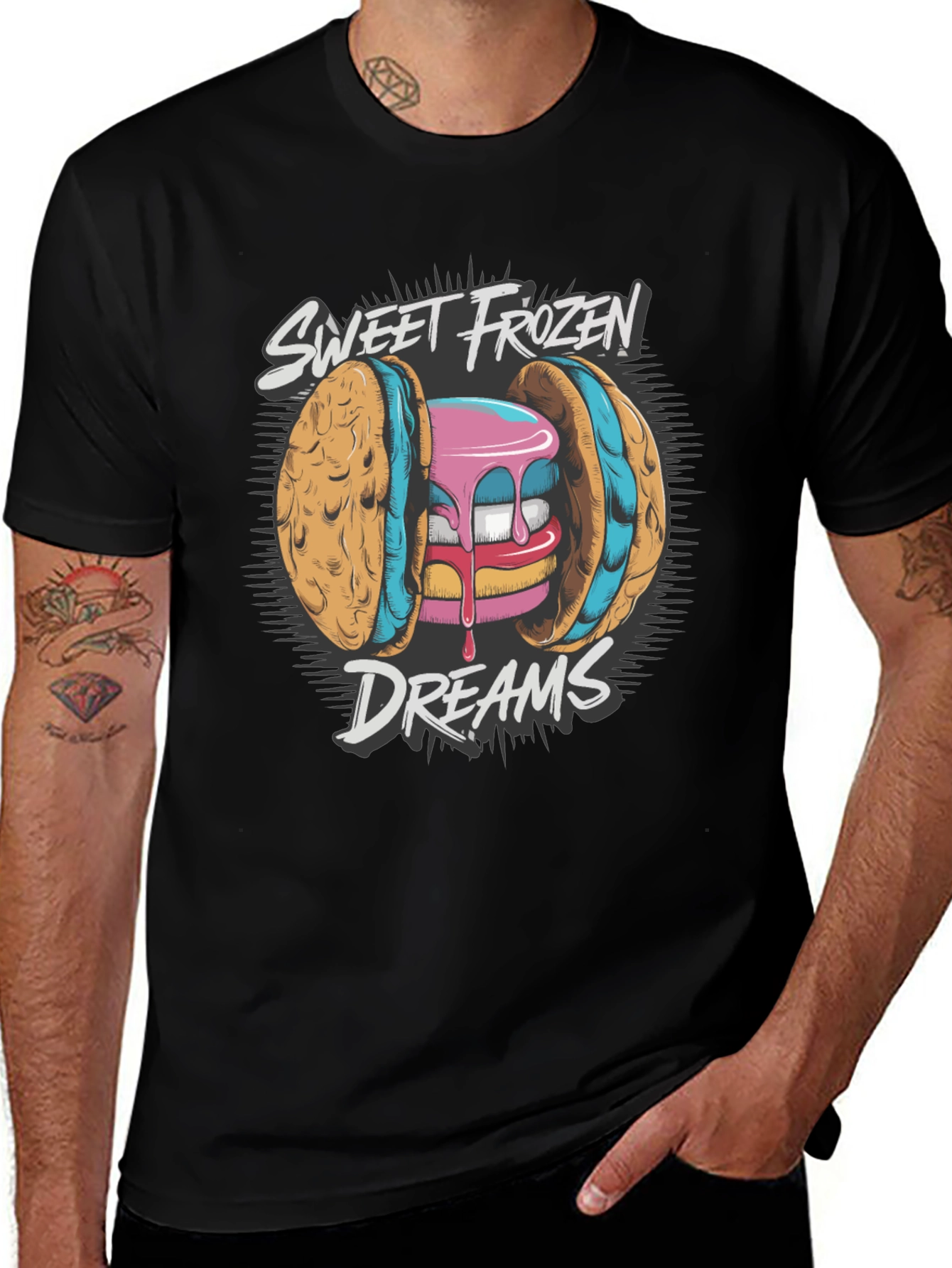 Sweet Frozen Dreams Graphic Tee - Soft Cotton Blend