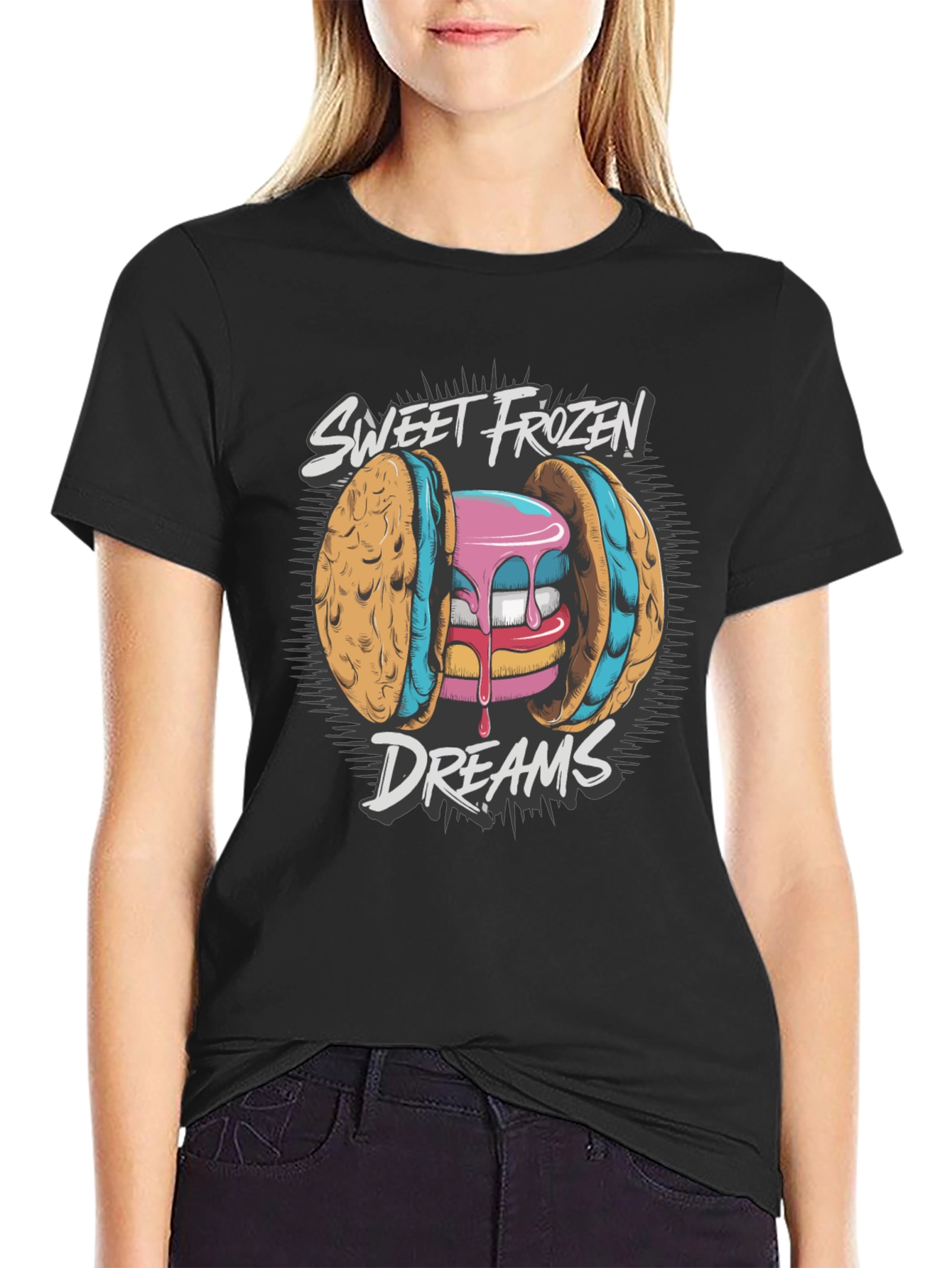 Sweet Frozen Dreams Graphic Tee - Soft Cotton Blend