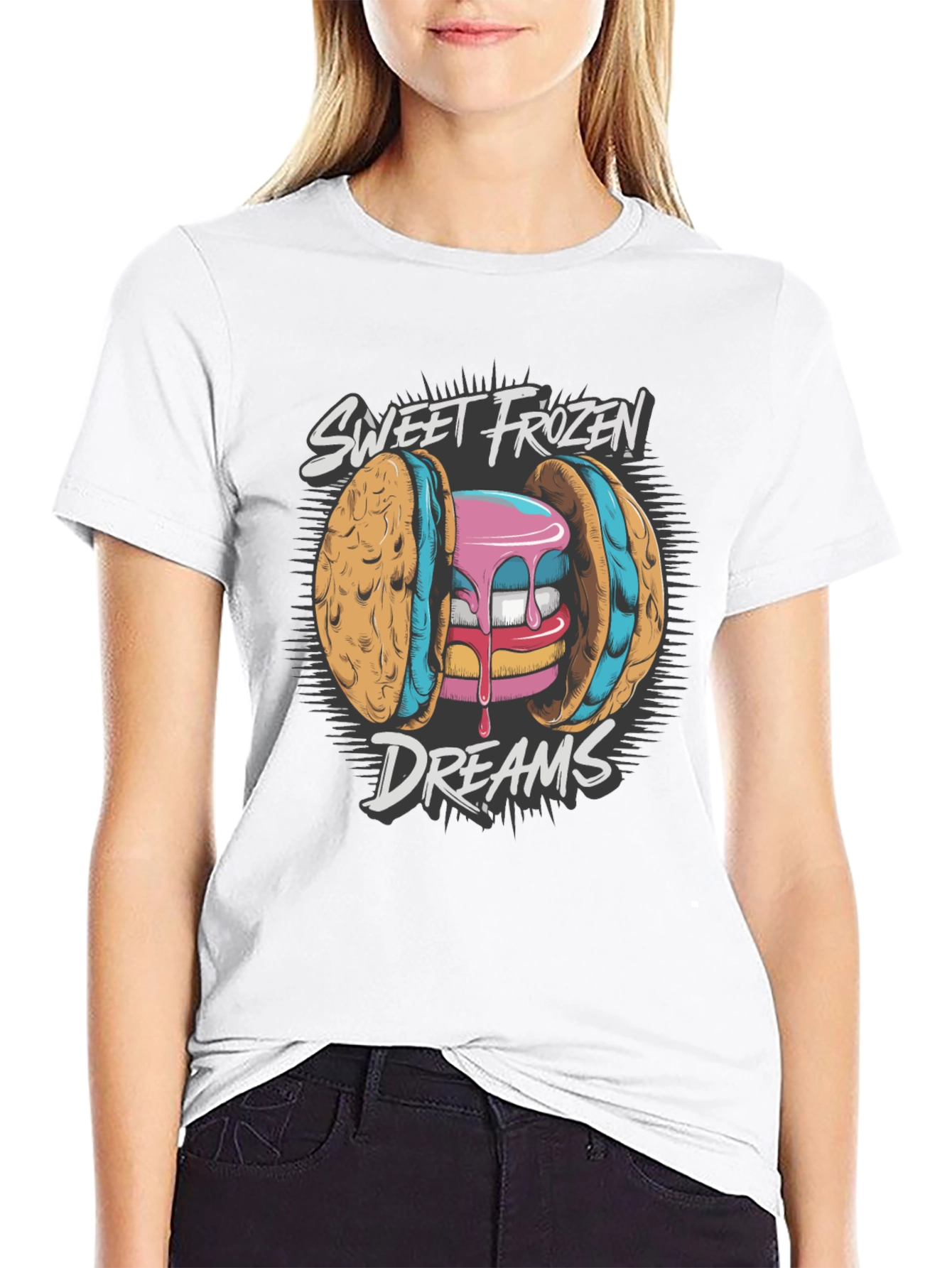 Sweet Frozen Dreams Graphic Tee - Soft Cotton Blend