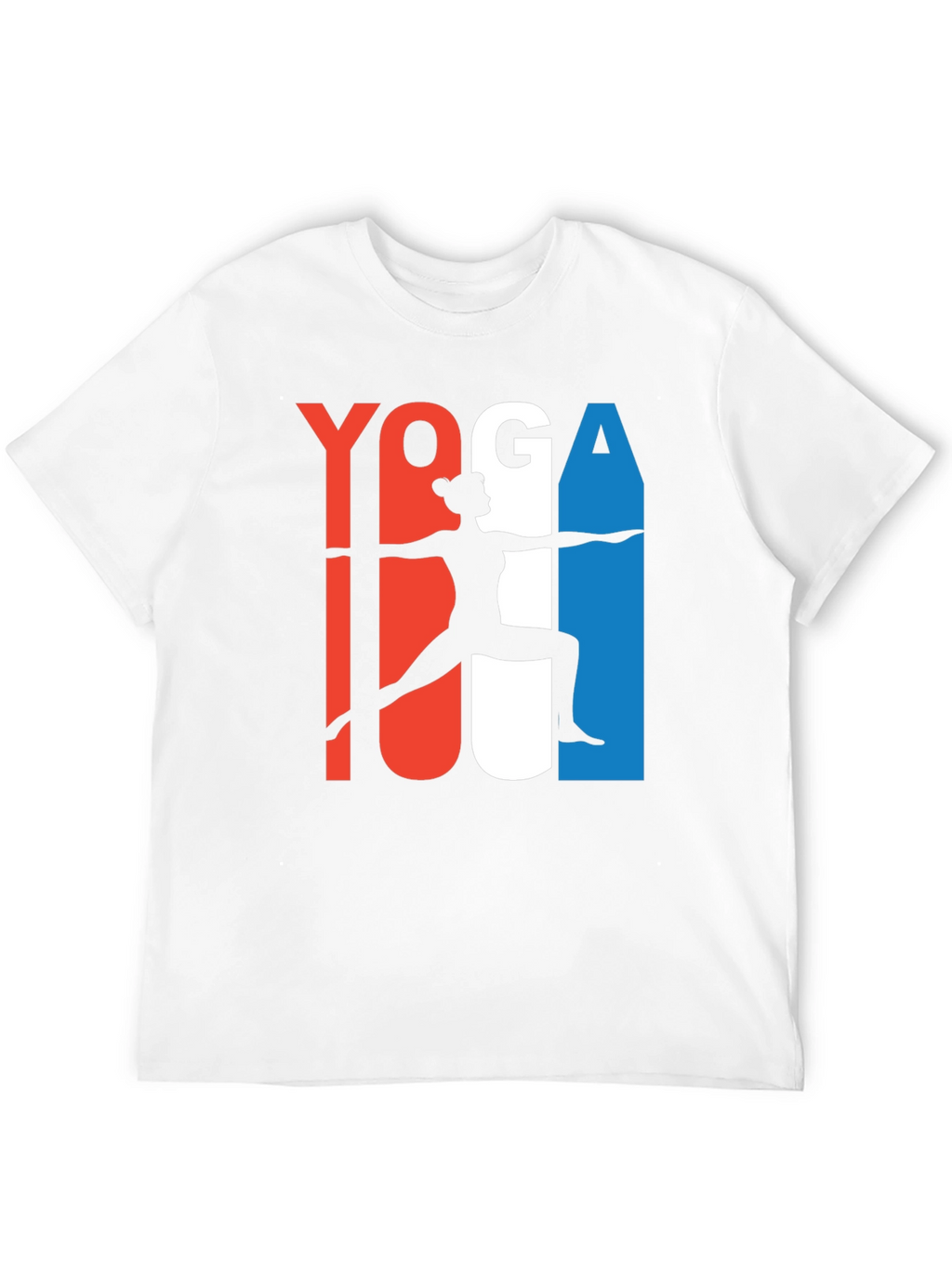 Yoga Pose Graphic Print Tee