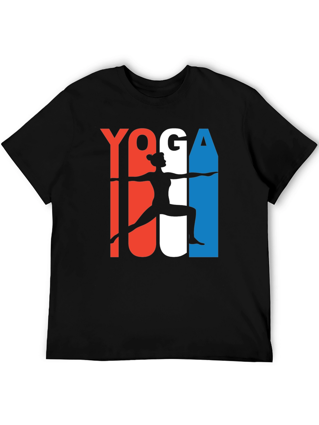 Yoga Pose Graphic Print Tee