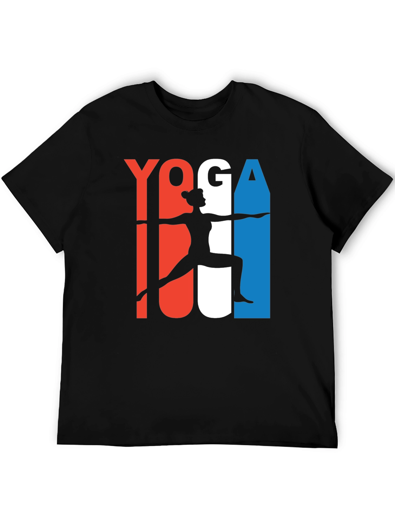 Yoga Pose Graphic Print Tee