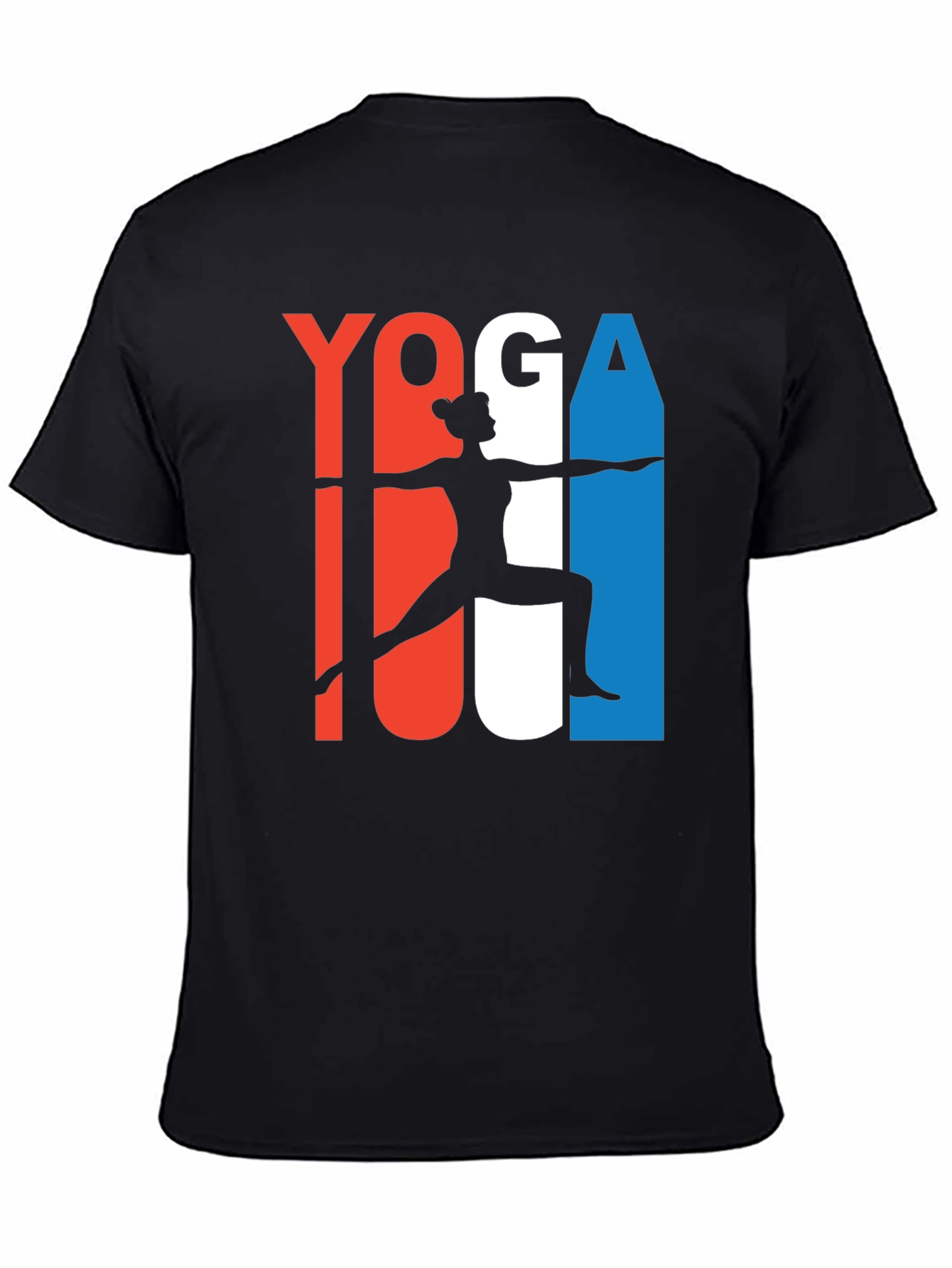 Yoga Pose Graphic Print Tee