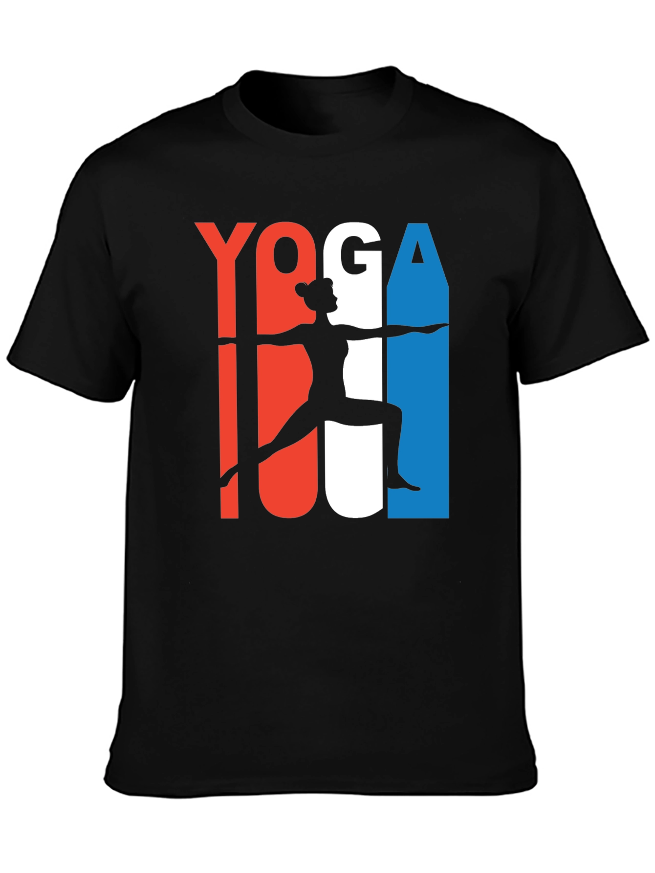 Yoga Pose Graphic Print Tee