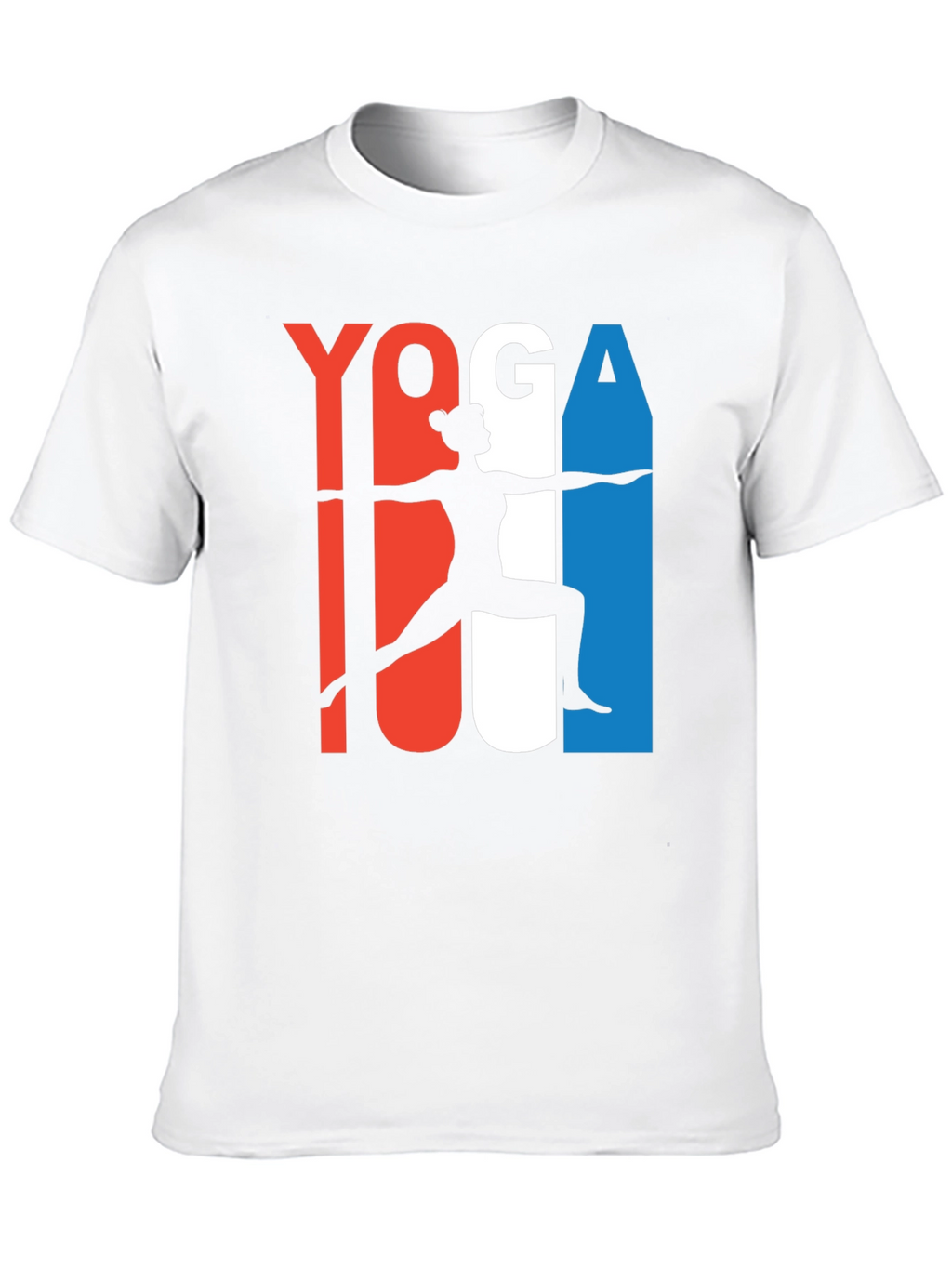 Yoga Pose Graphic Print Tee